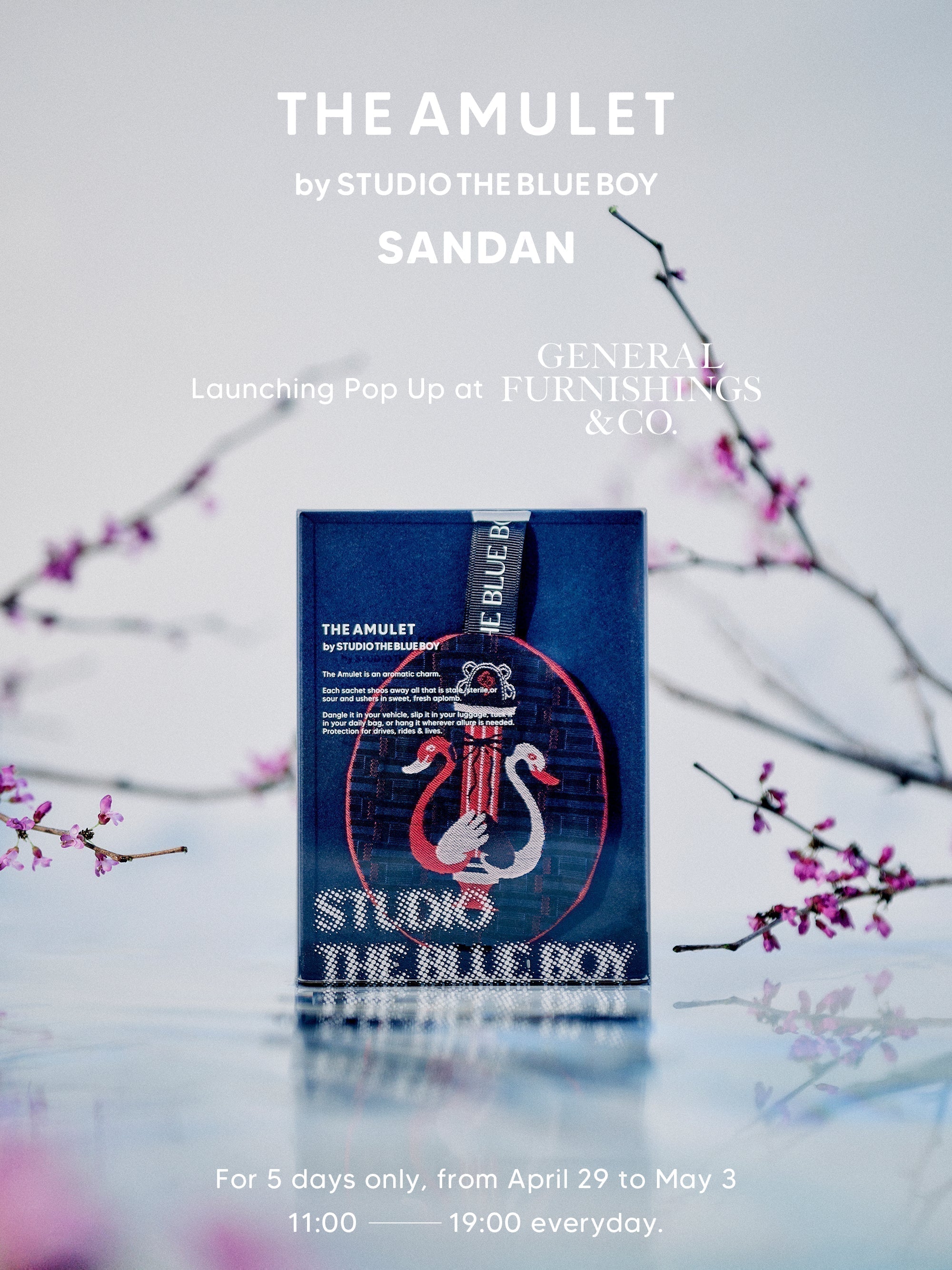 【POP UP Information】THE AMULET “SANDAN” Launching Pop Up at GENERAL FURNISHINGS & CO.