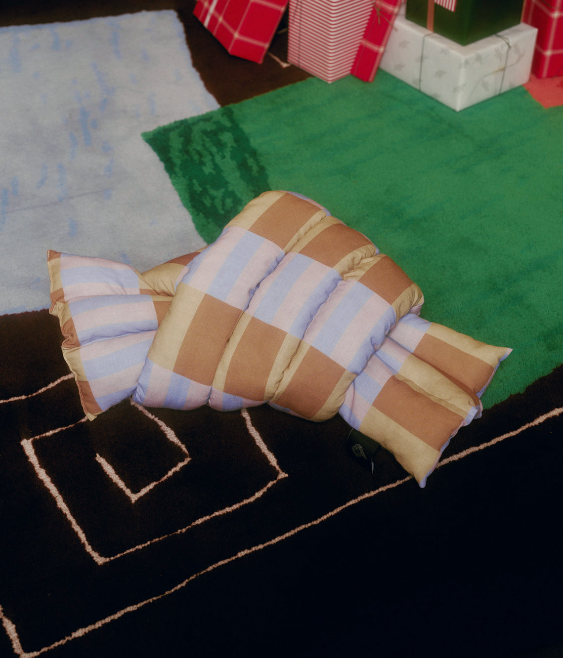 Musubi Cushion - Tile Stripe | Lavanda Toscana