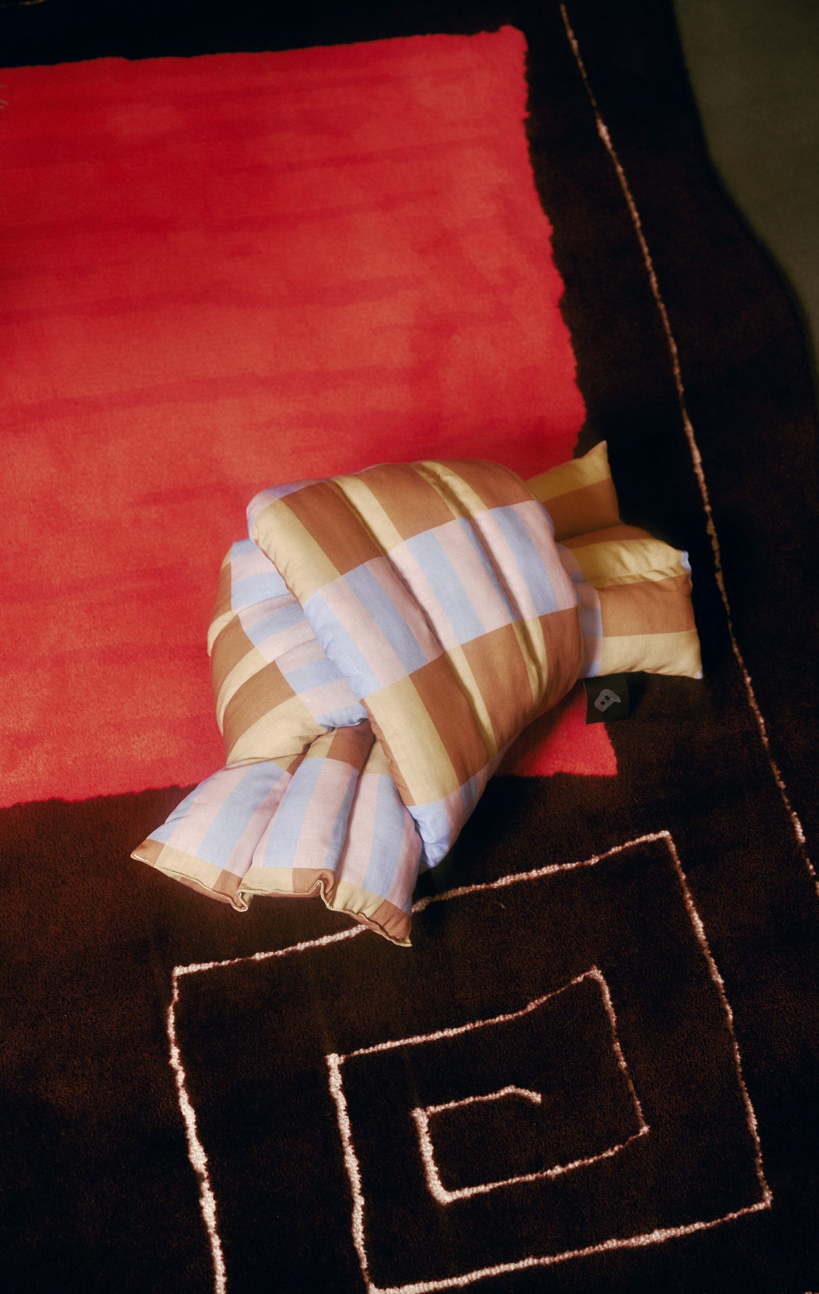 Musubi Cushion - Tile Stripe | Lavanda Toscana