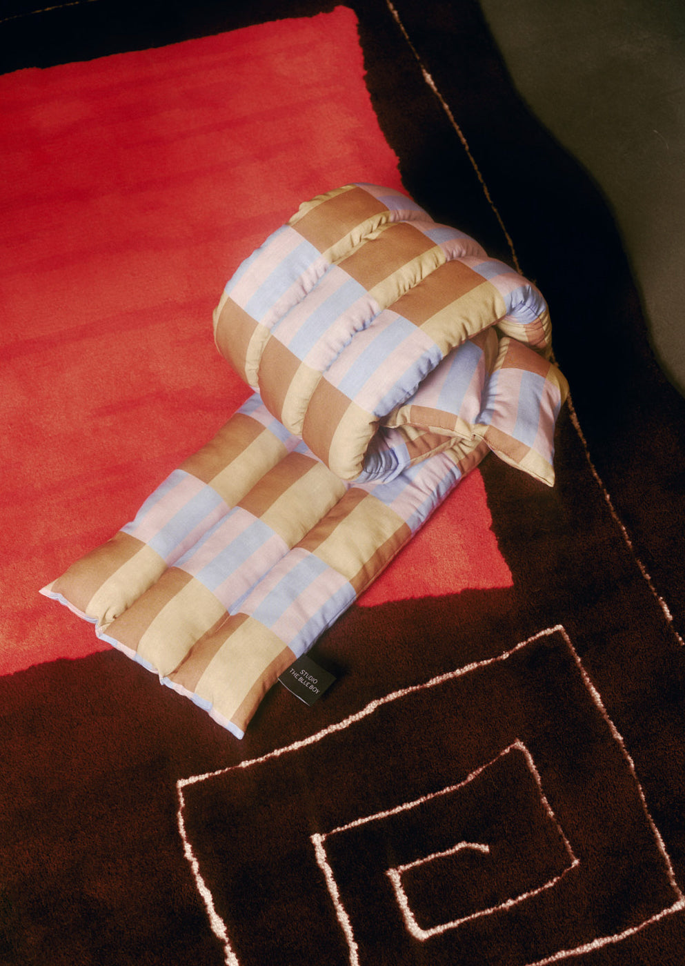 Musubi Cushion - Tile Stripe | Lavanda Toscana