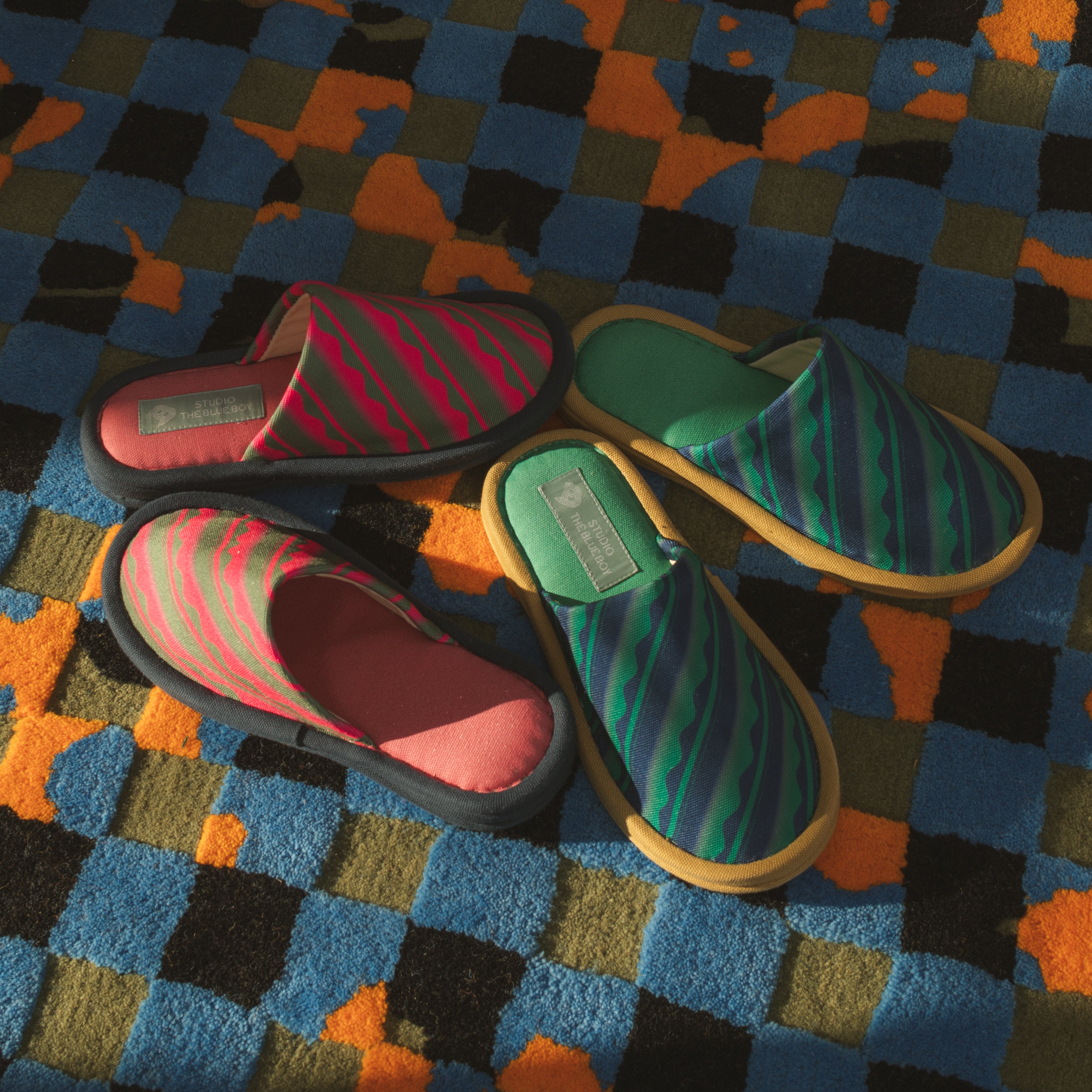 Canvas Home Shoes - Waterfall cascade