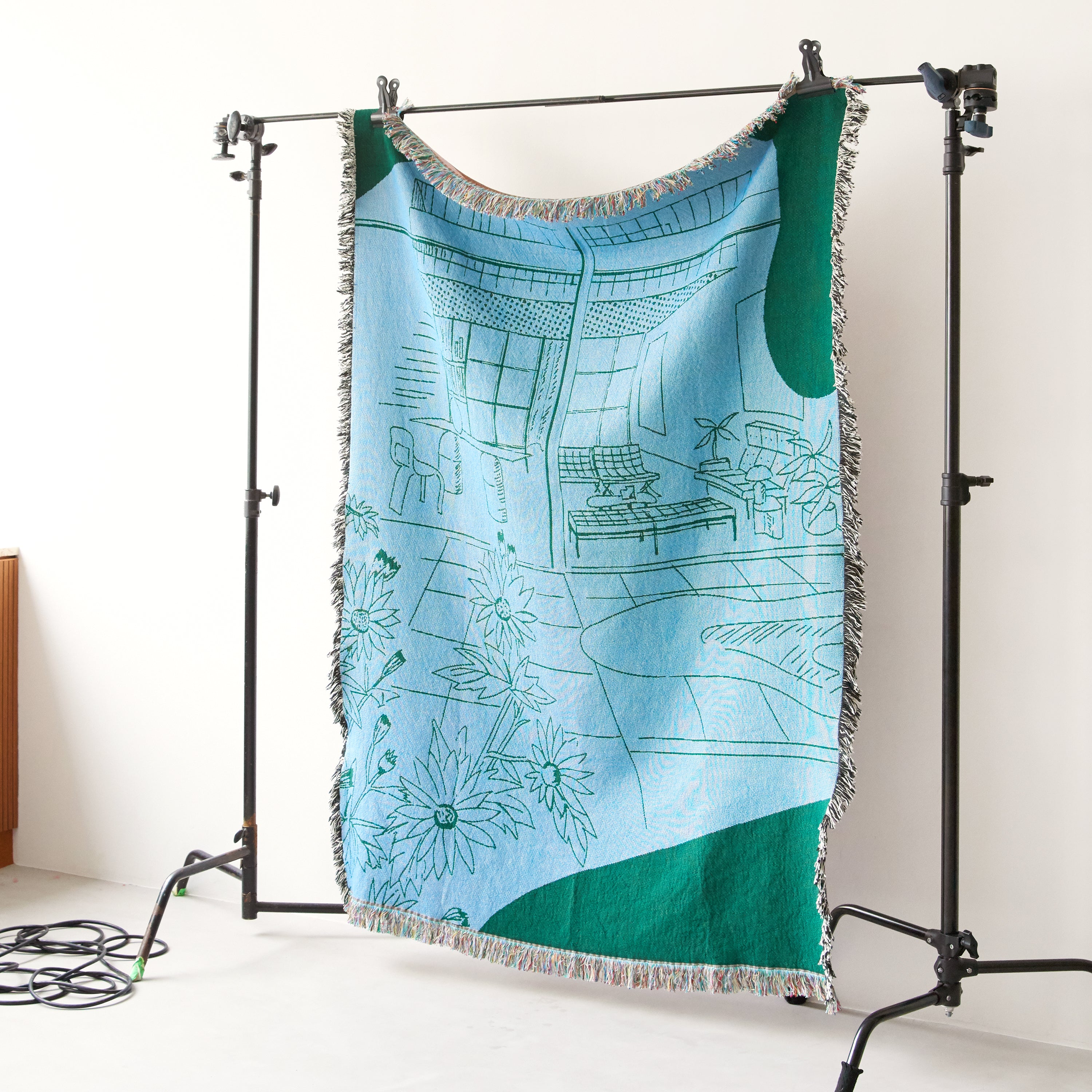 Woven throw blanket - CSH #2