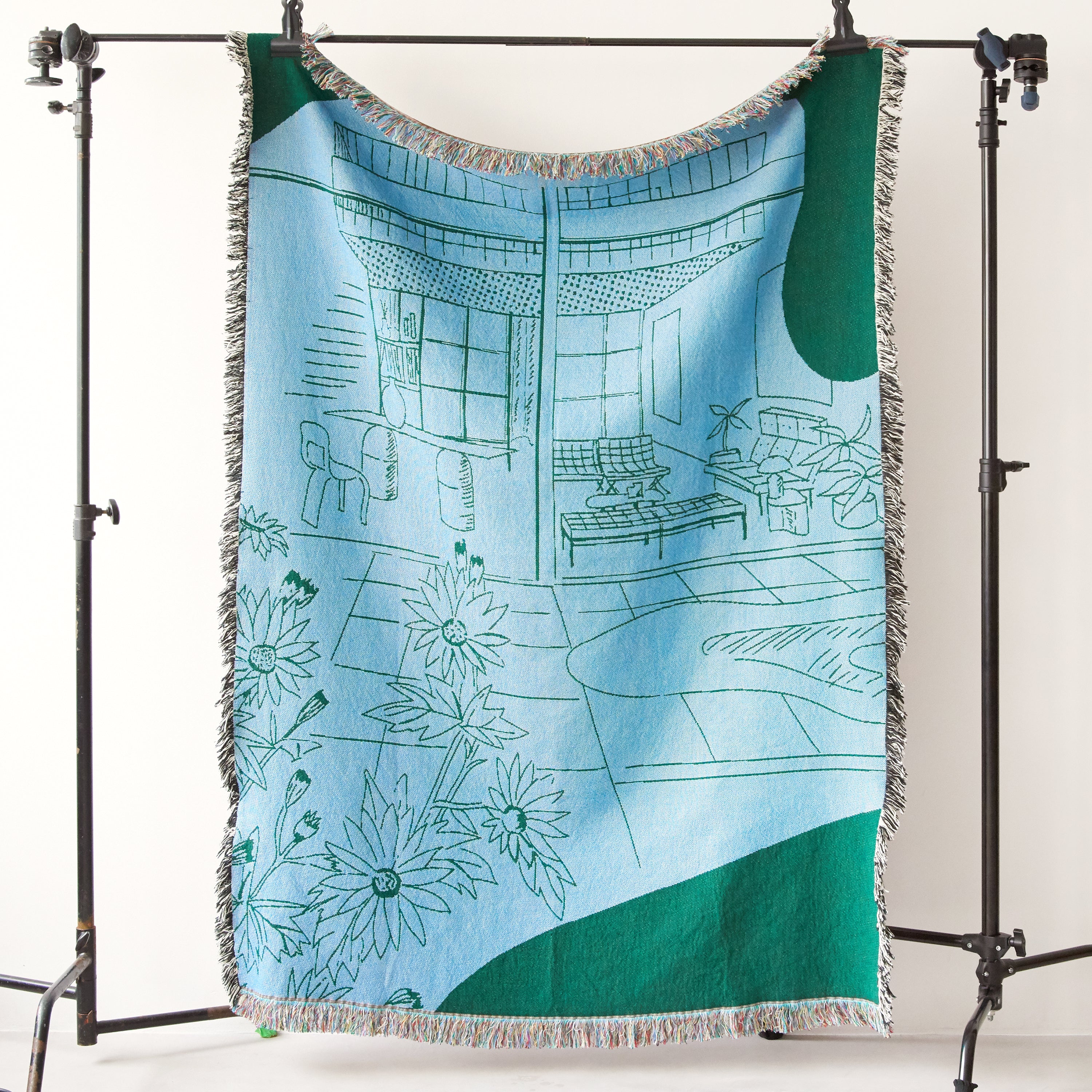 Woven throw blanket - CSH #2