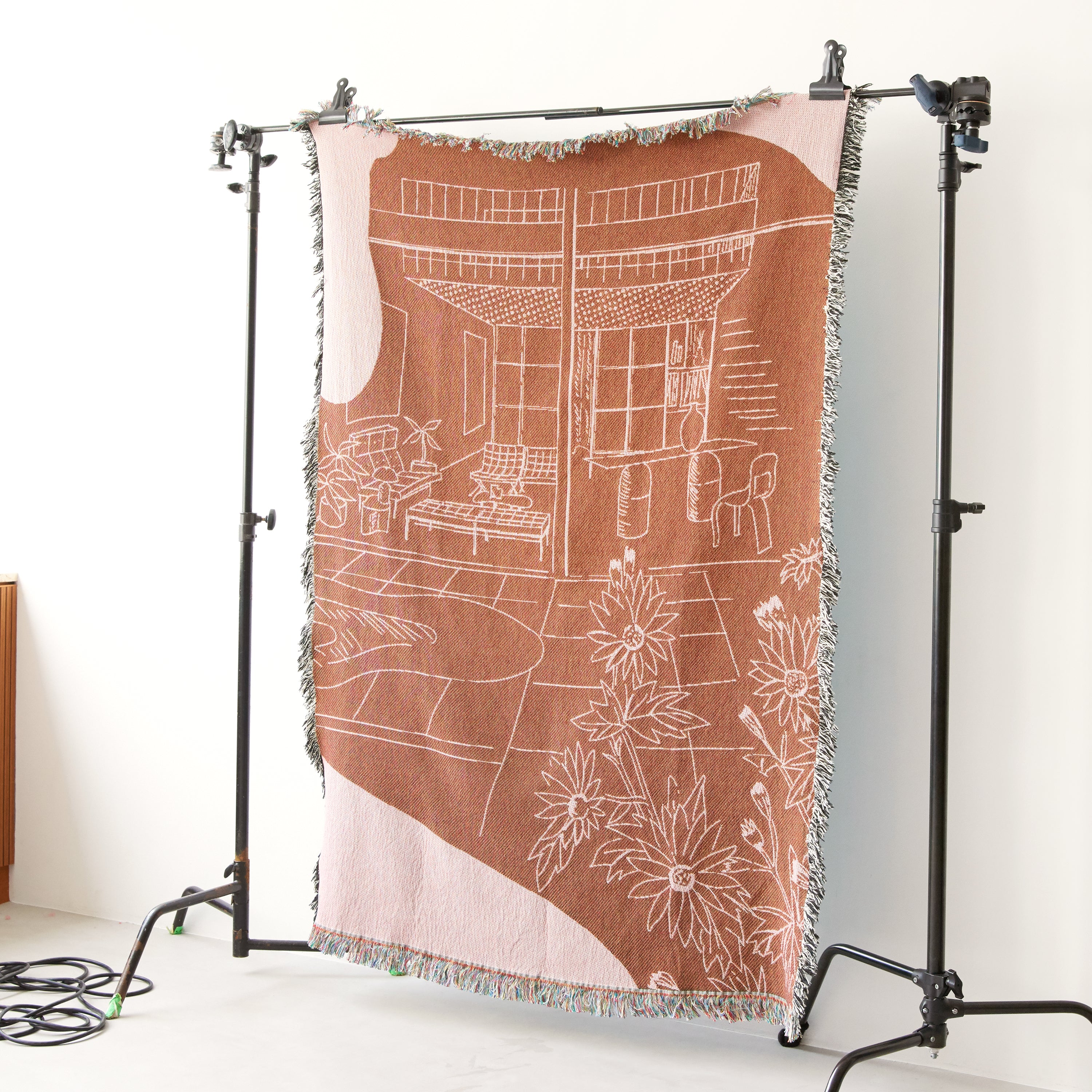 Woven throw blanket - CSH #2
