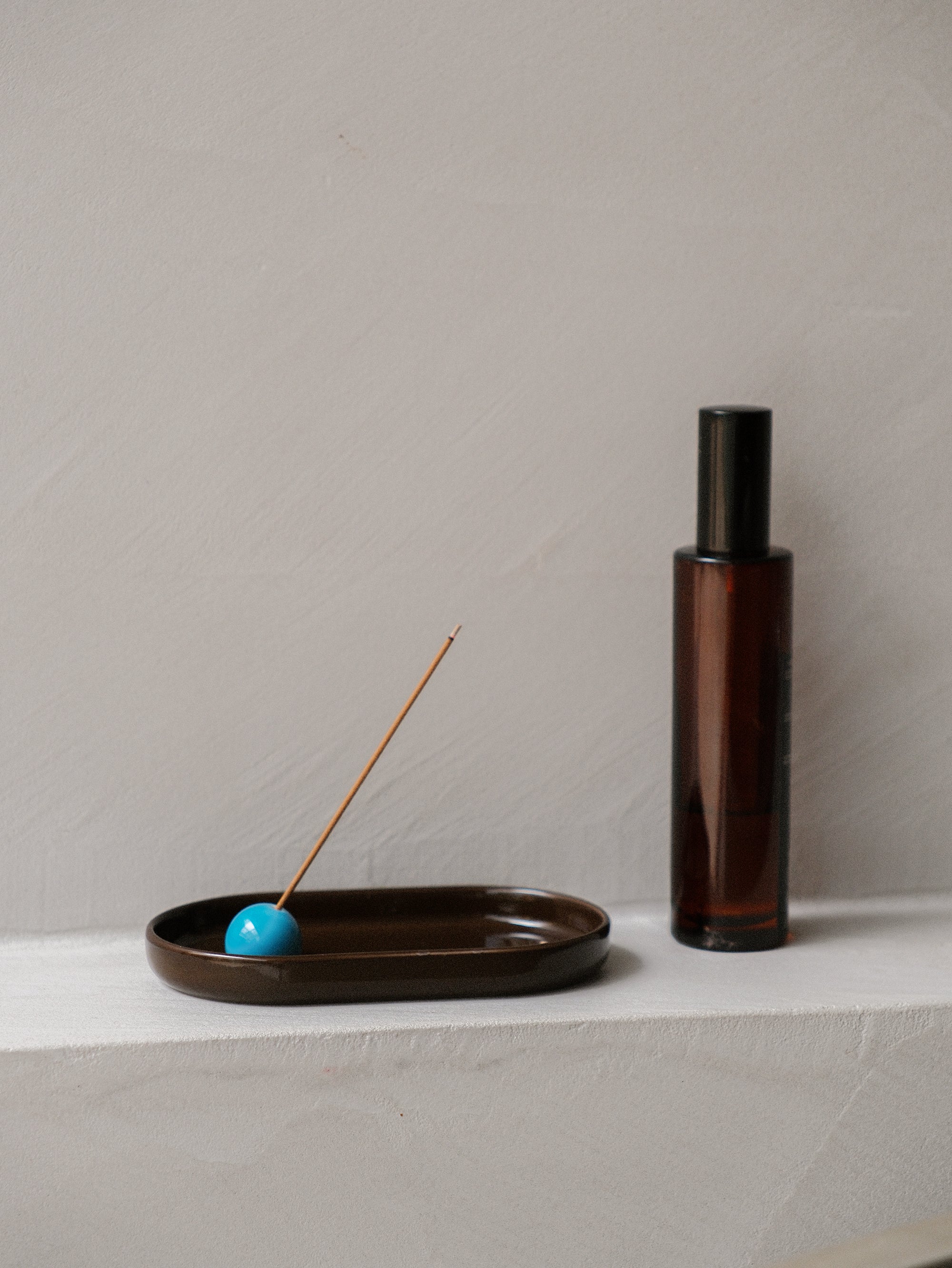 Incense holder(Hasamiyaki)- Earth x Ice