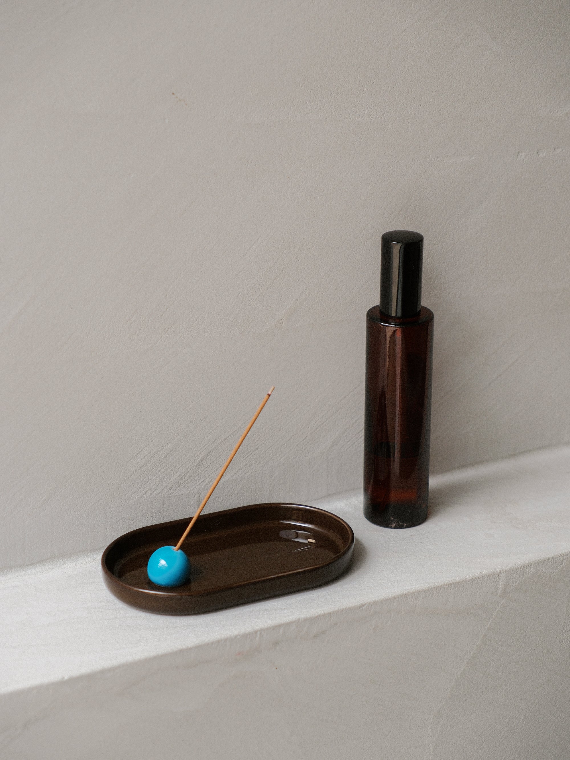 Incense holder(Hasamiyaki)- Earth x Ice