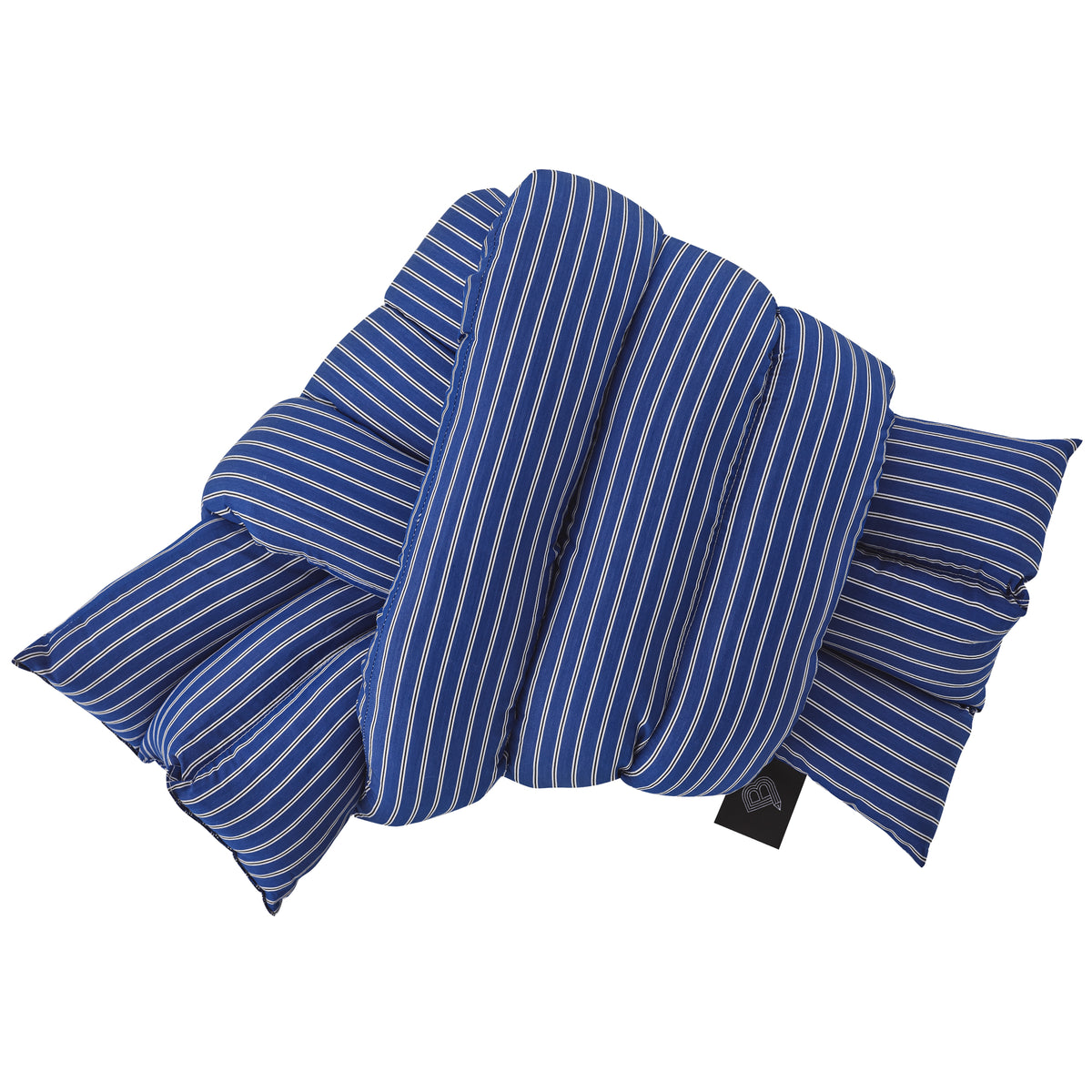 Musubi Cushion - Lyocell Stripes | Cobalt Harbor