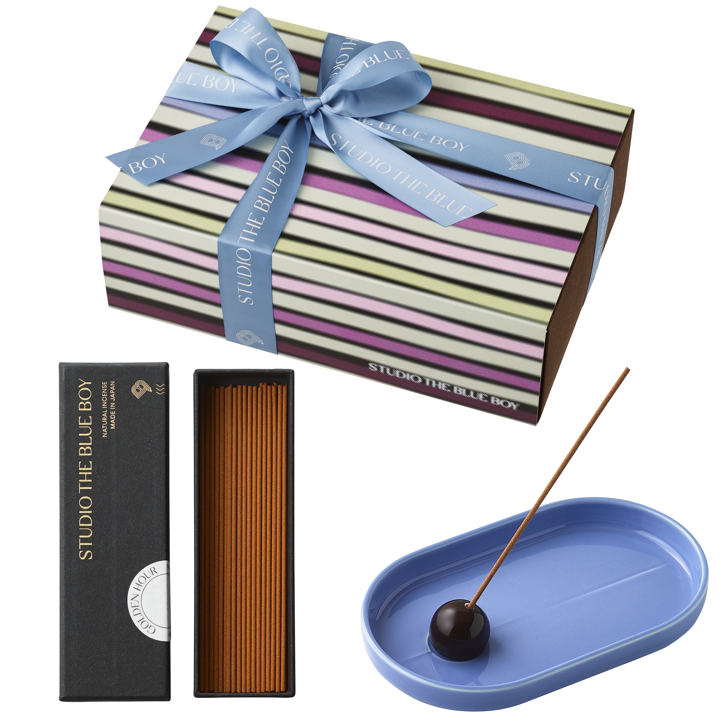 YOUR FIRST INCENSE KIT - Ice Blue x Hickory