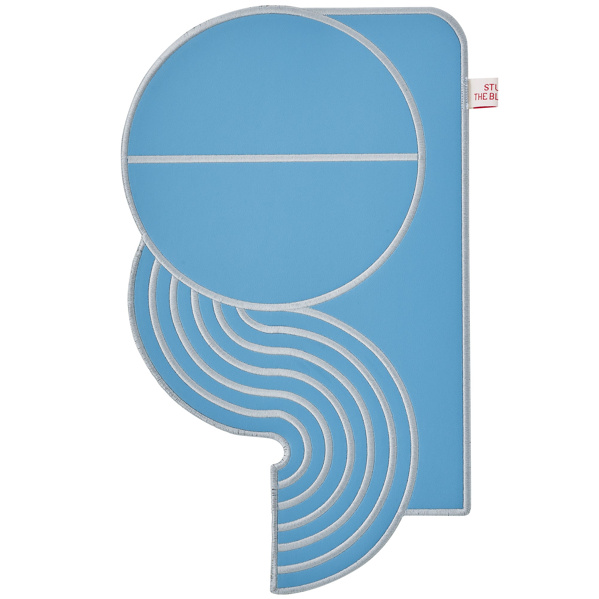 【Limited】Wavy Split Leather Placemats - Set of 4 / Mediterranean Mirage
