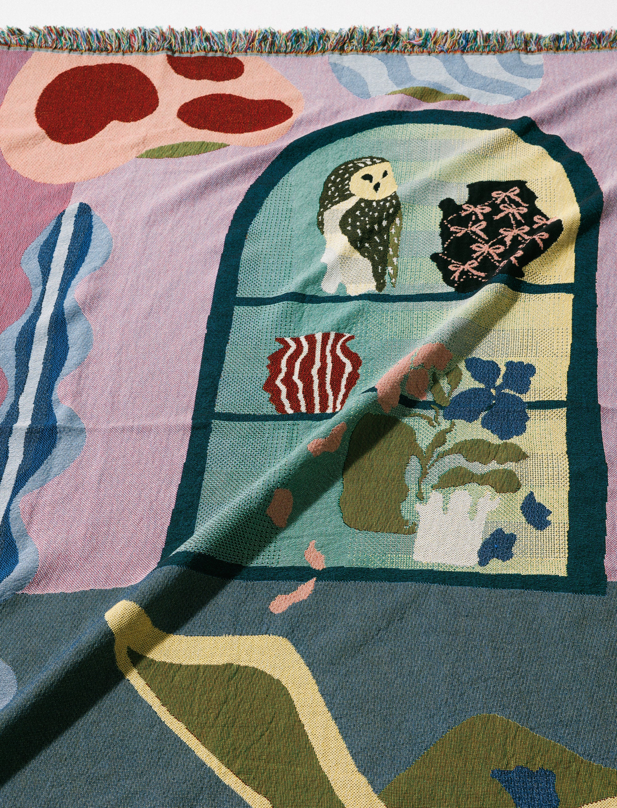 Woven throw blanket - Dimanche soir