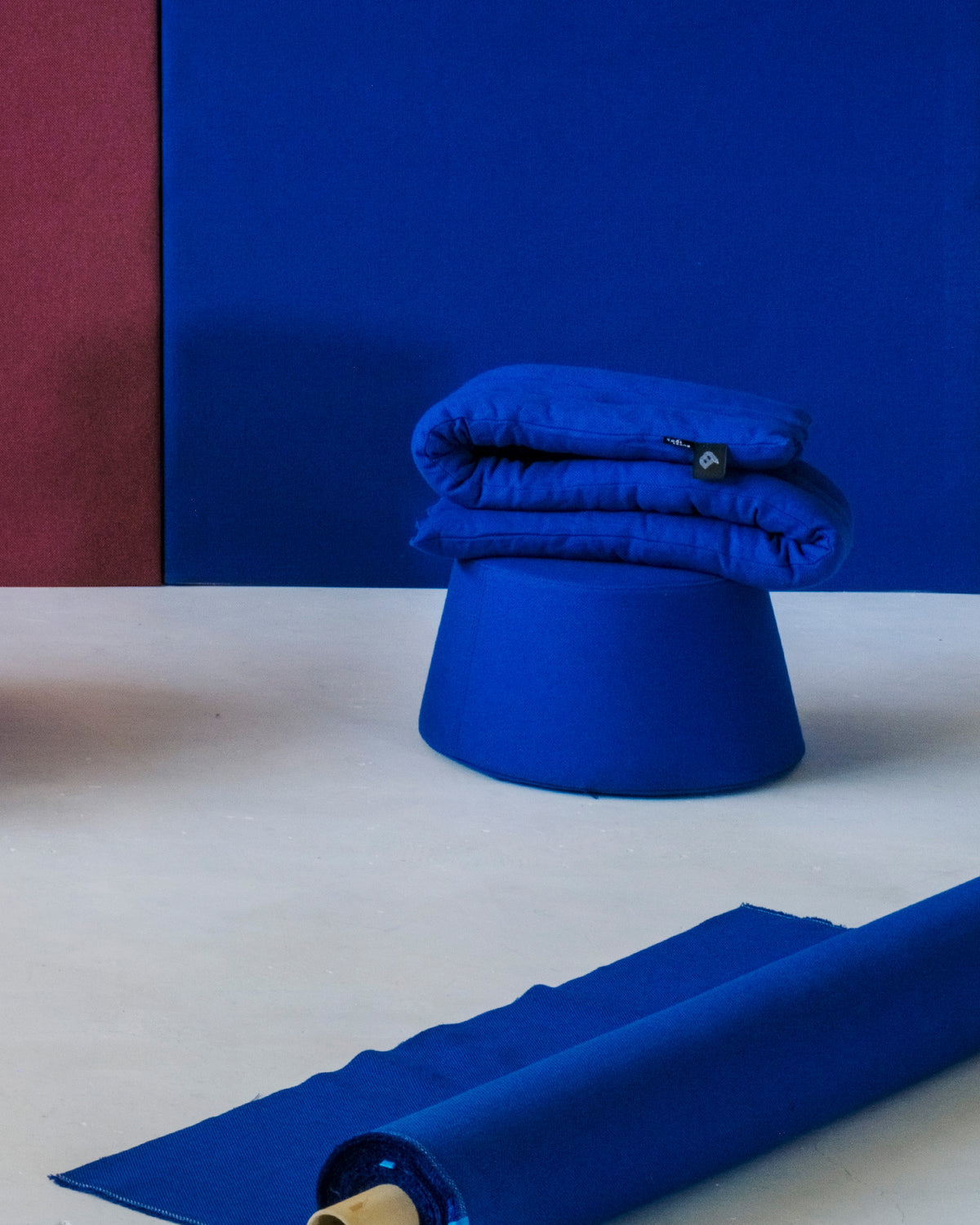 Godama Cushion – Wool Blend | Blue Boy Blue
