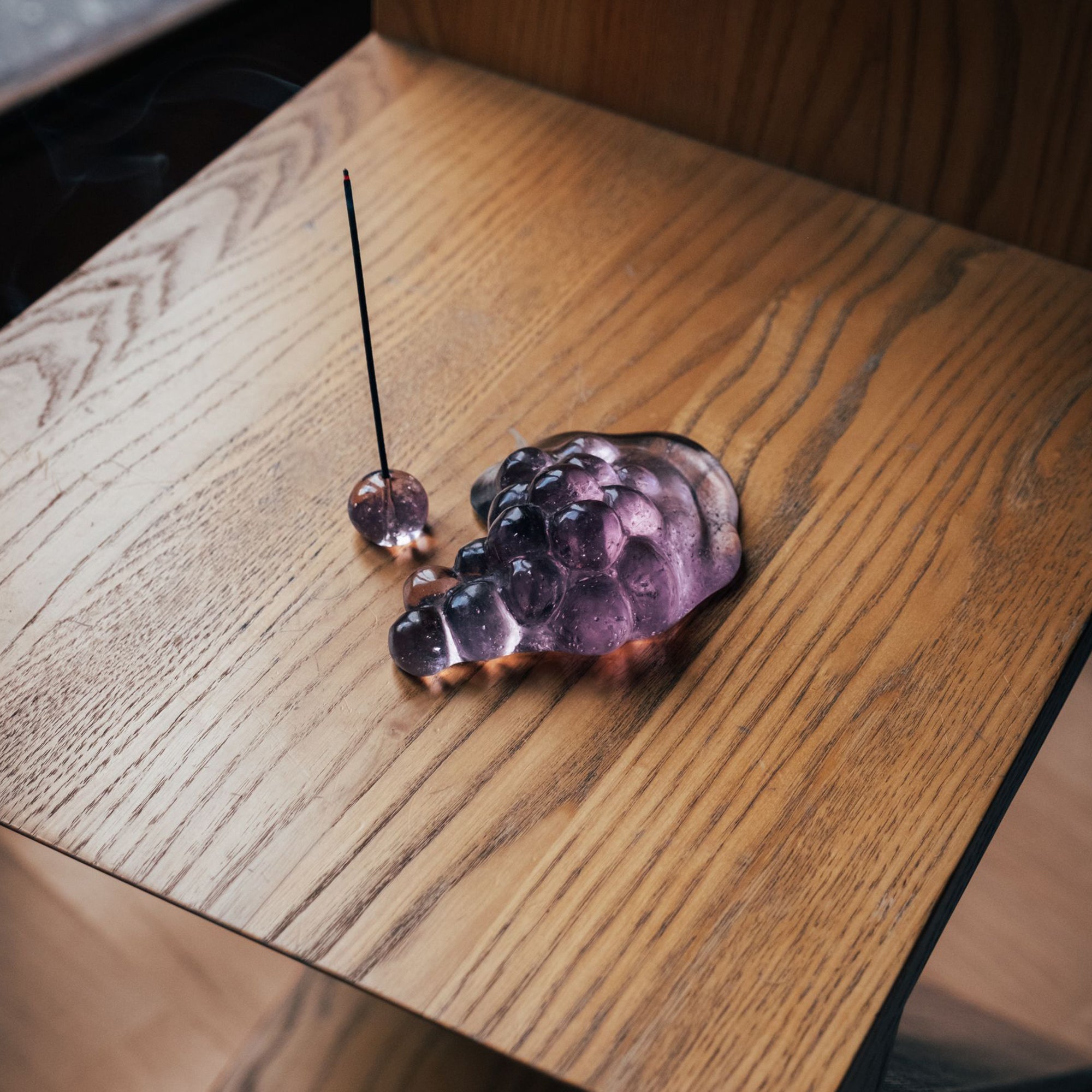 【Limited Edition】Glass Incense Holder – Grapes