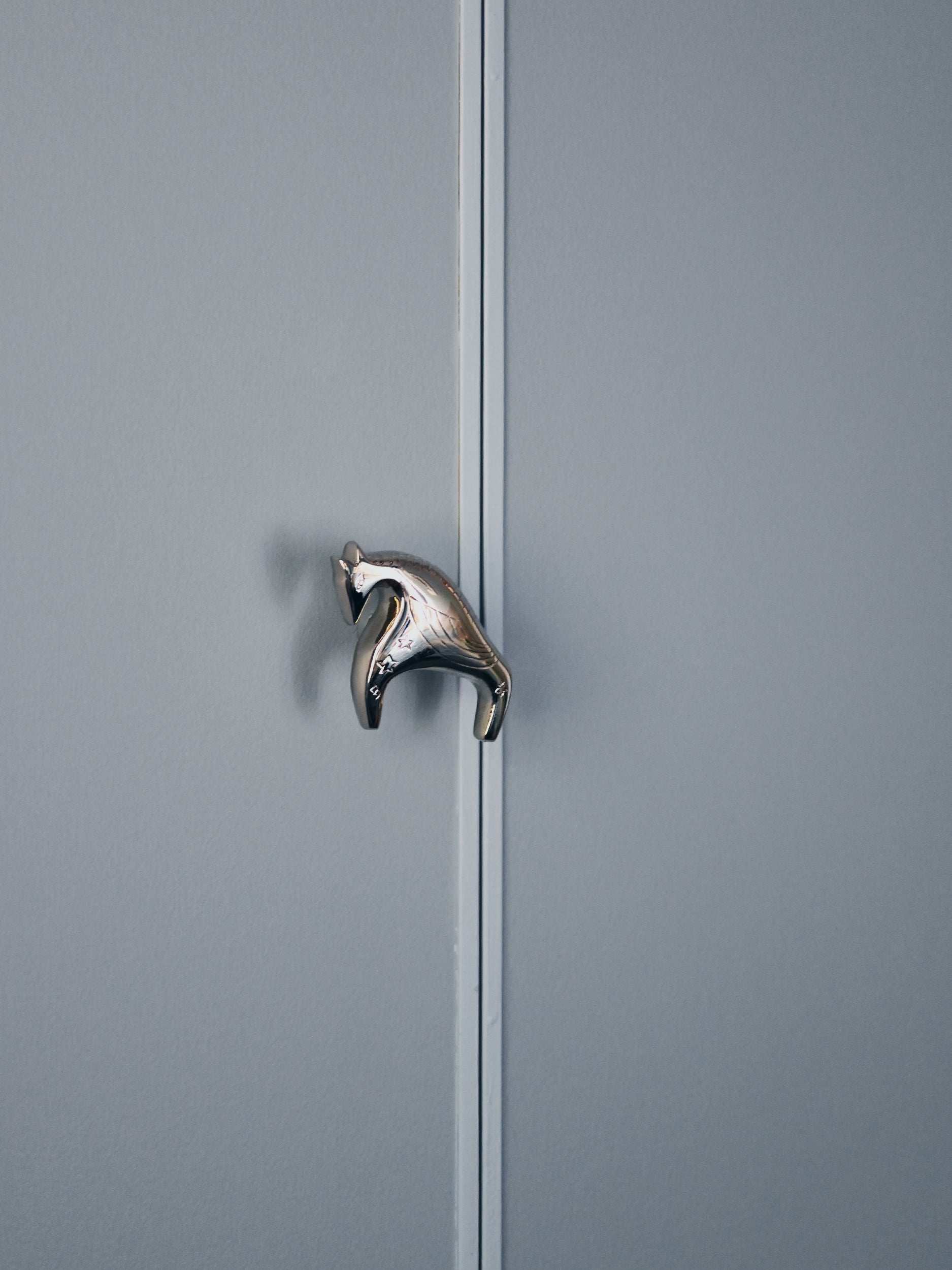 【Limited】Dreaming Horse Cabinet Knob – Silver-plated brass