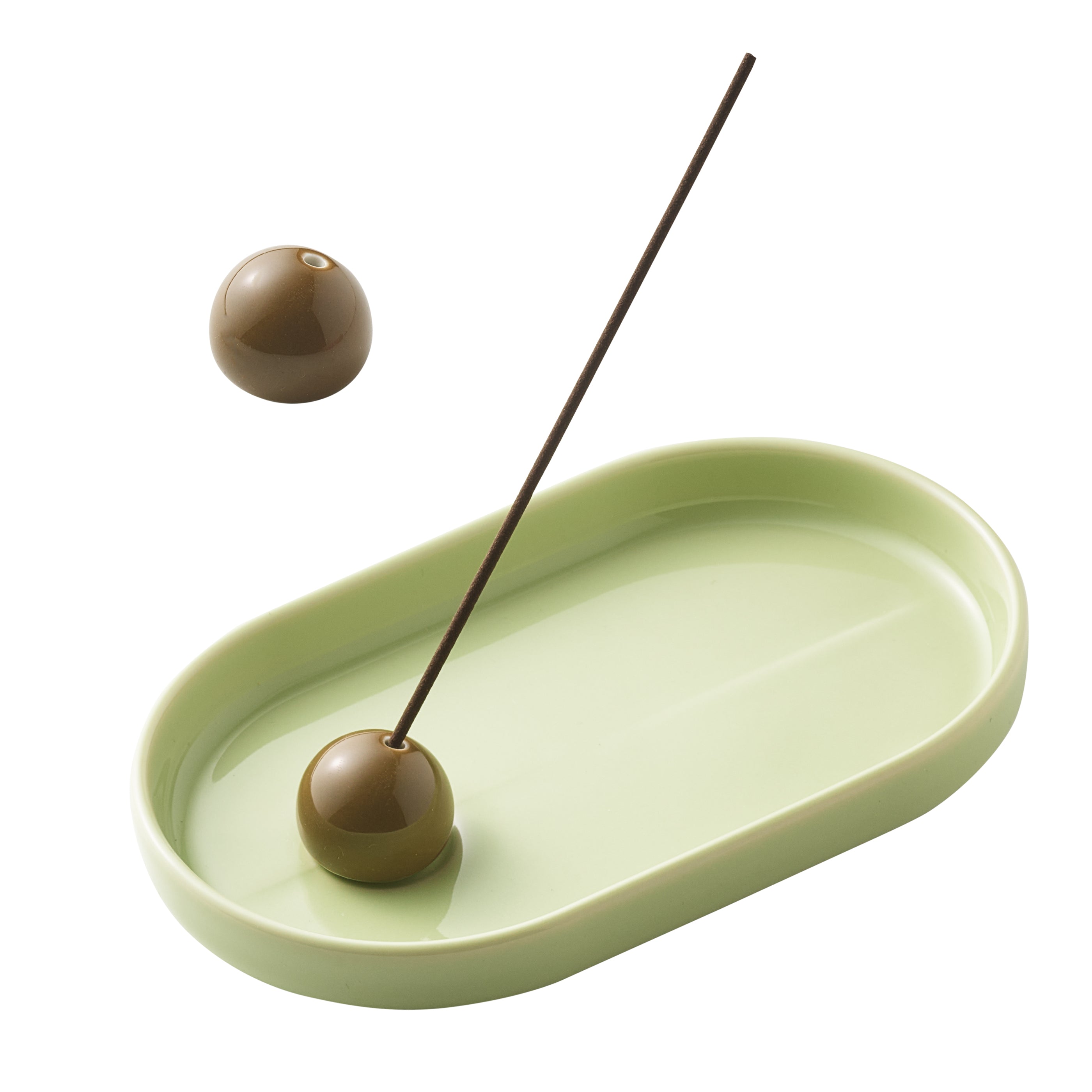 Incense holder(Hasamiyaki)- Key Lime Pie