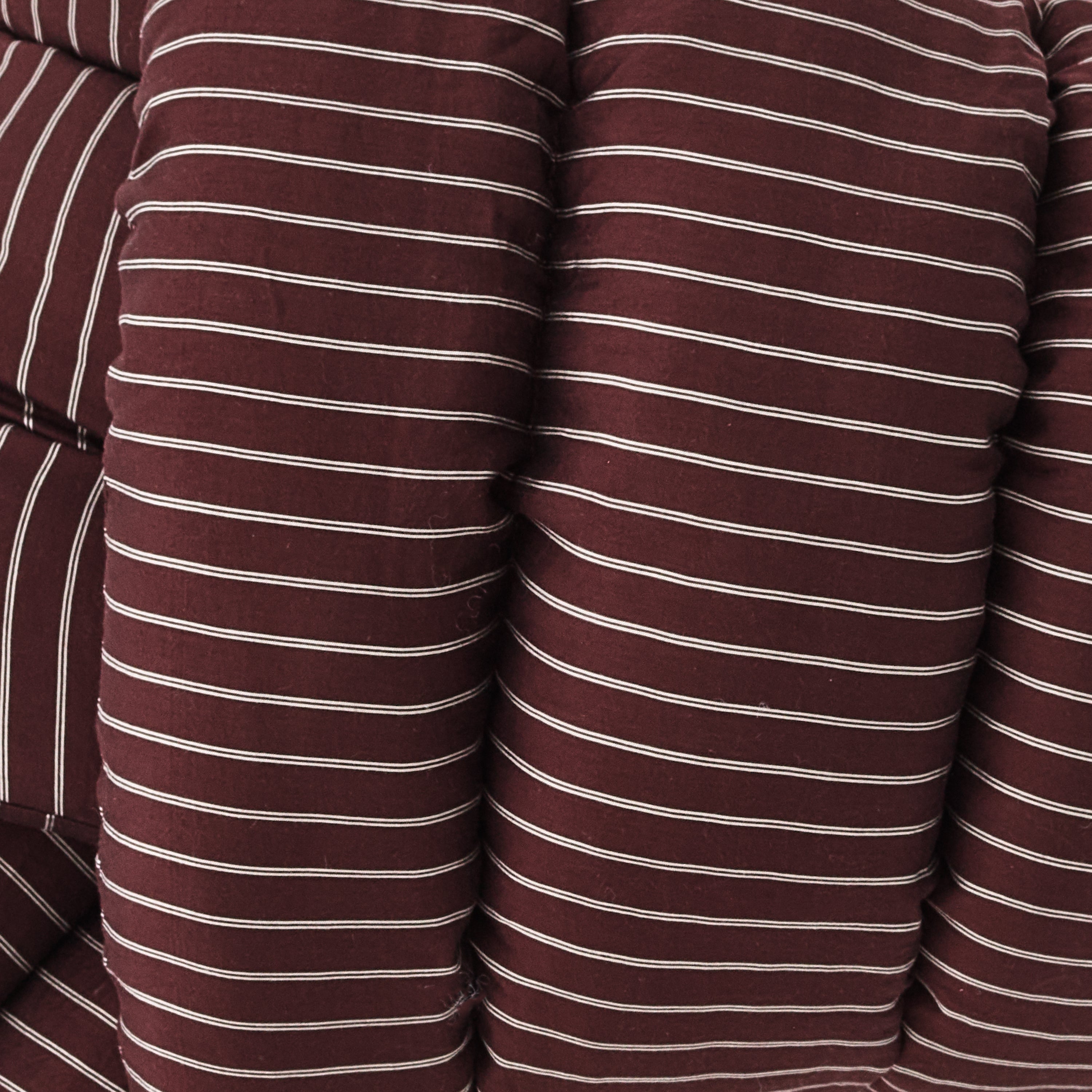 Musubi Cushion - Cellulose Stripes | Olympos Chestnut