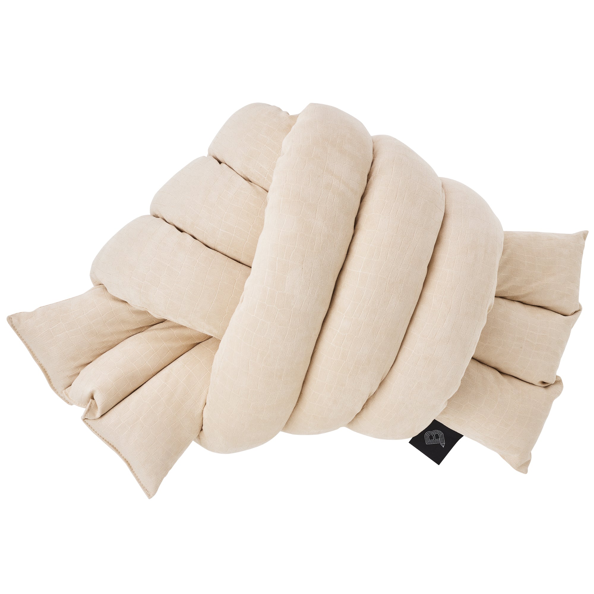 PRE-ORDER】Musubi Cushion - Velours Croco | Parisian Cream