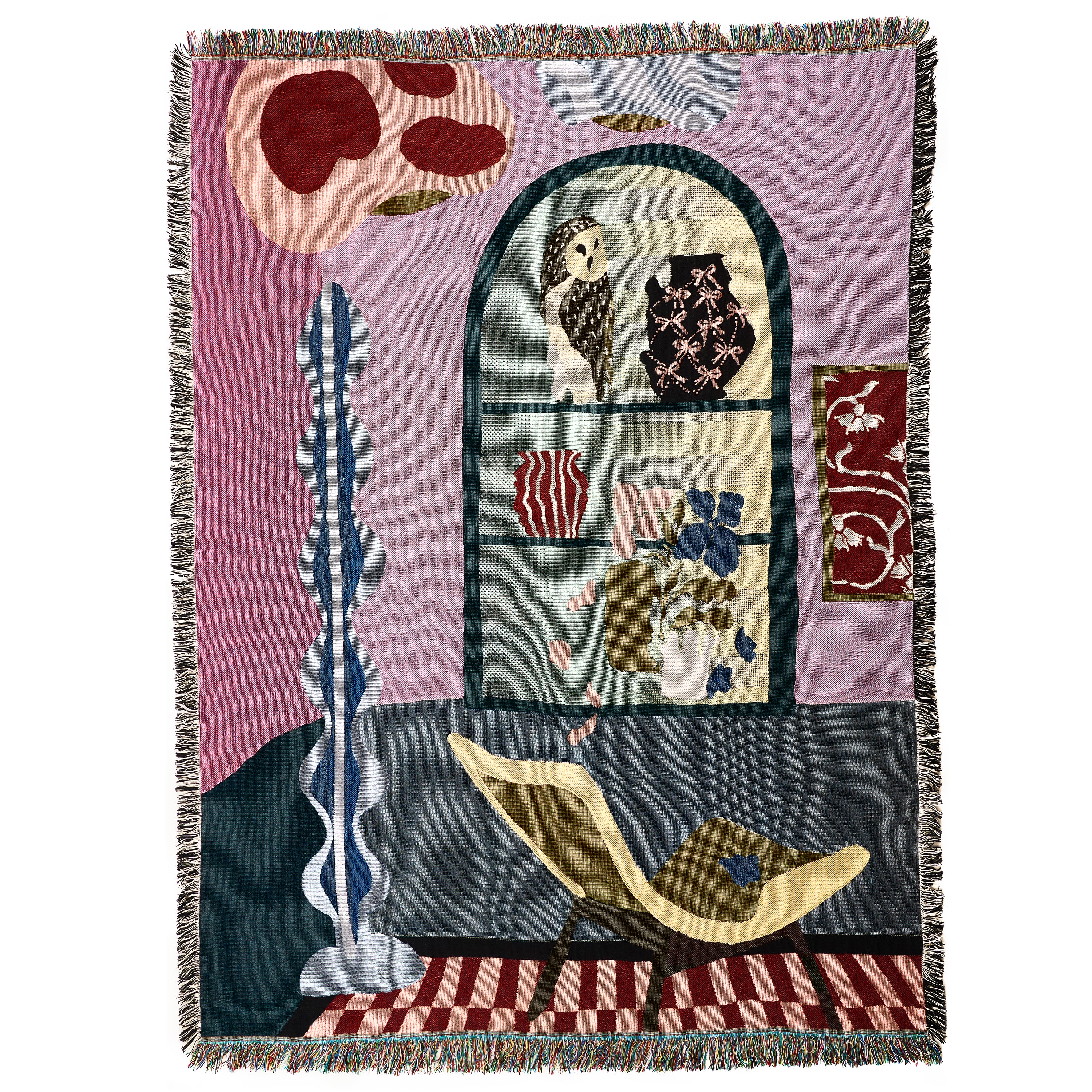 Woven throw blanket - Dimanche soir