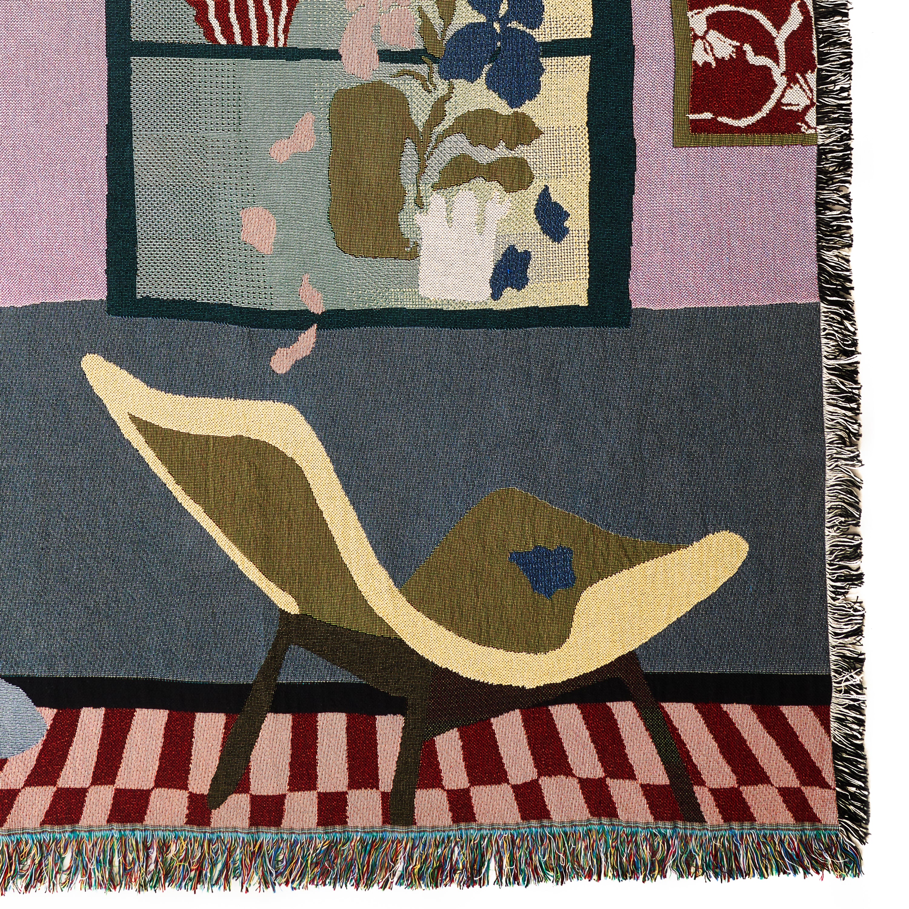 Woven throw blanket - Dimanche soir