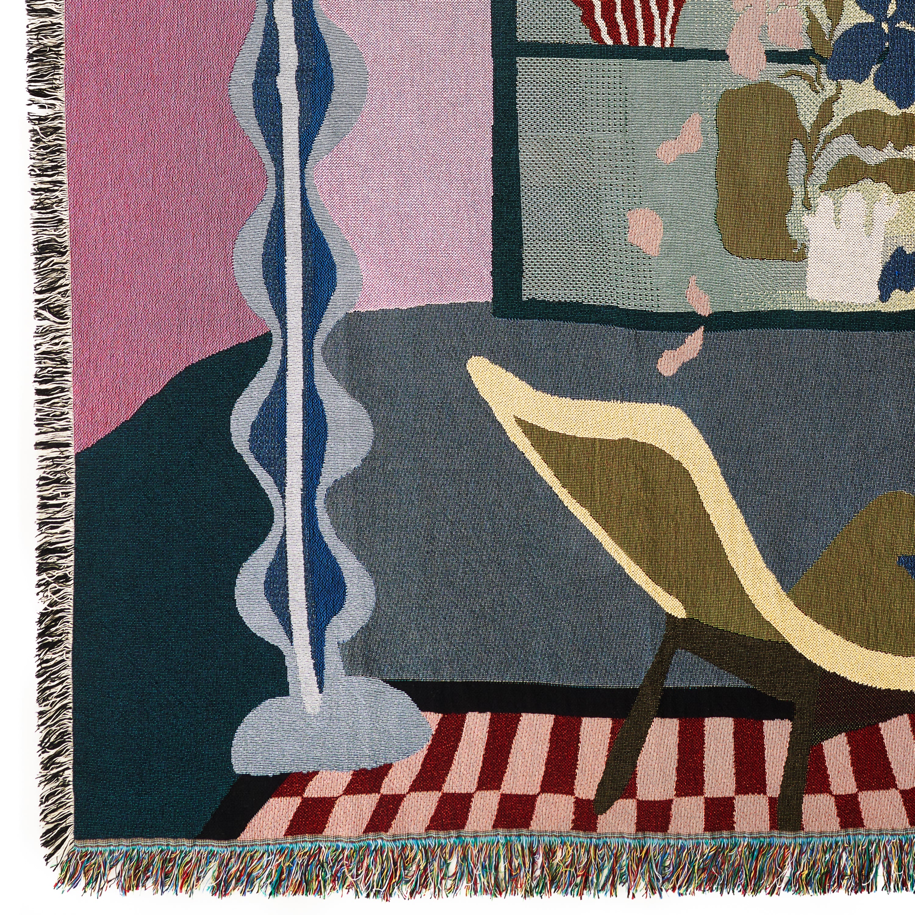 Woven throw blanket - Dimanche soir