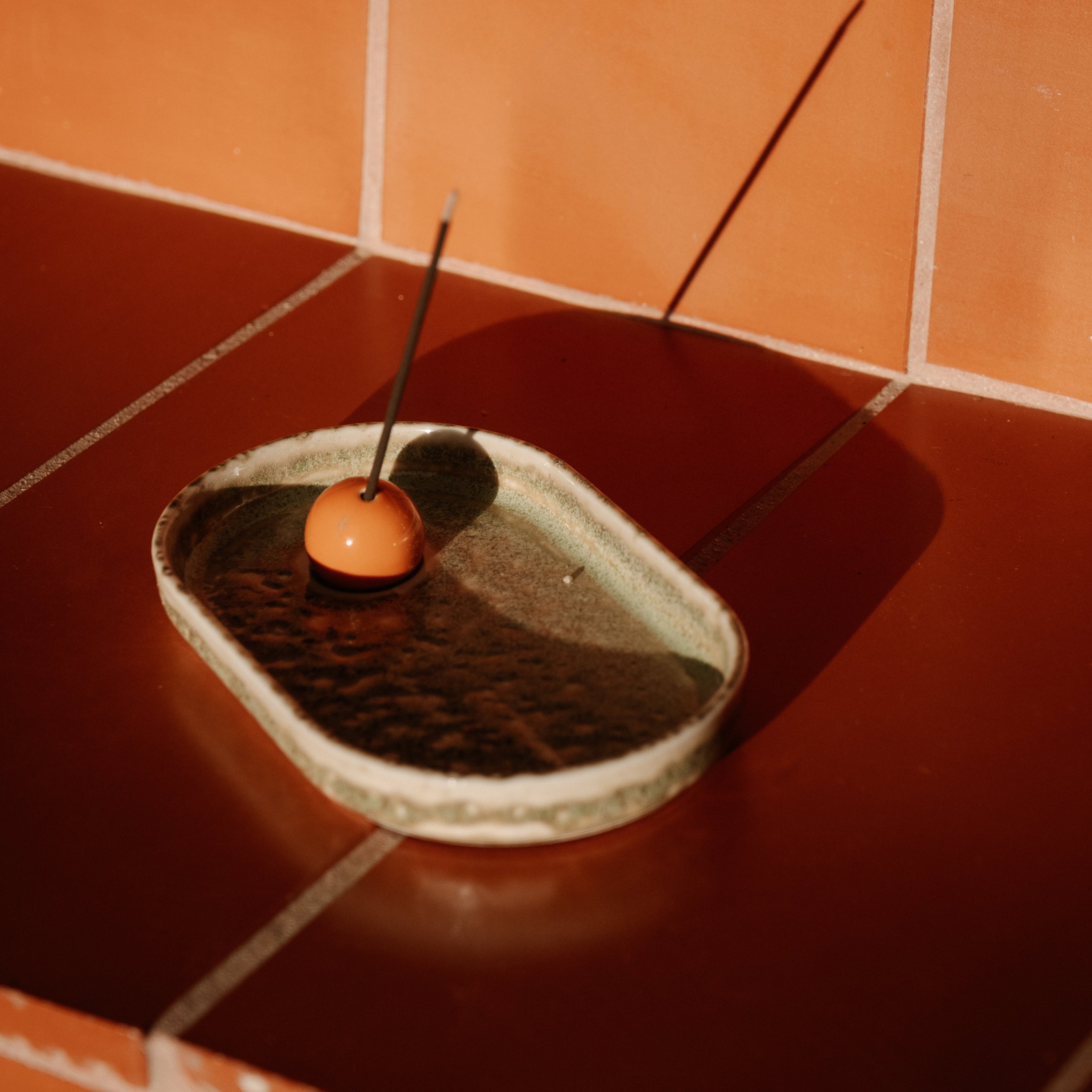 Incense holder(Hasamiyaki)- Ash Grazed Pear