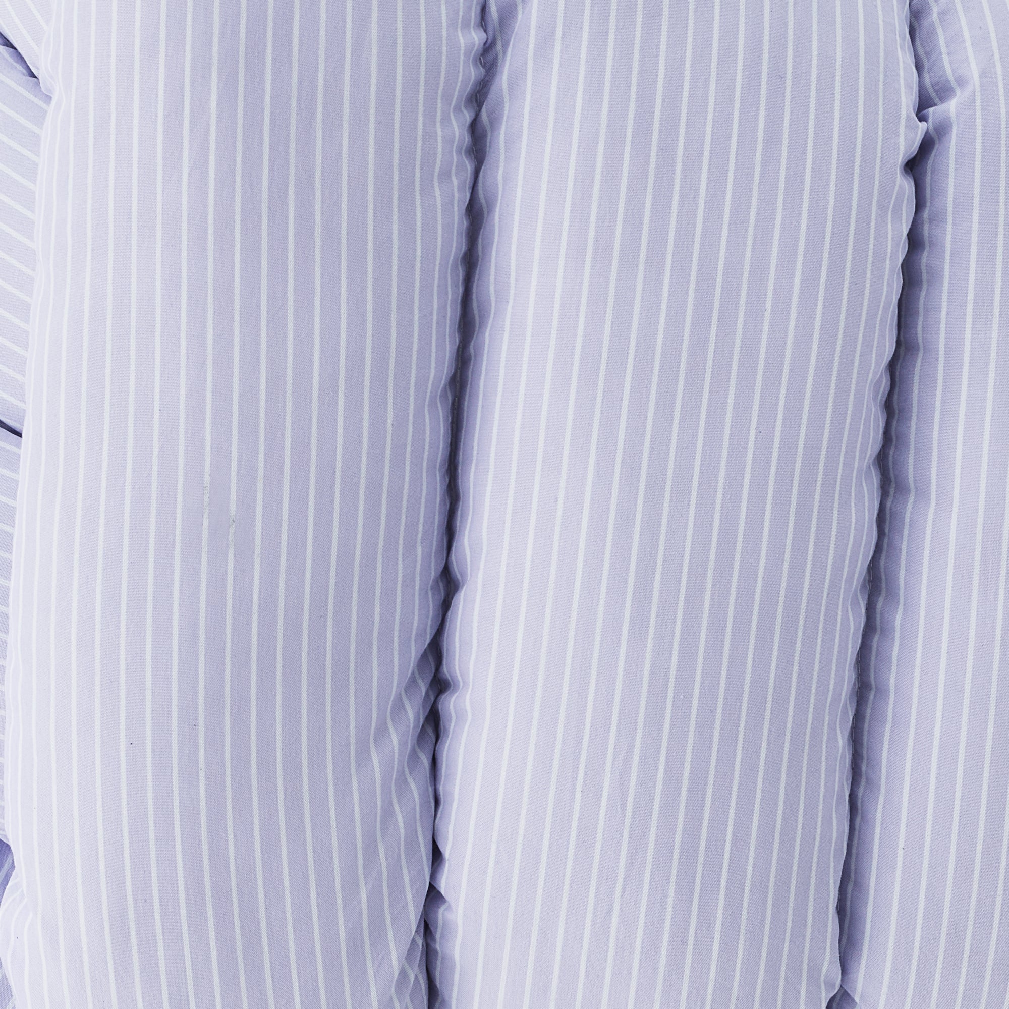 Musubi Cushion - Cotton Stripe | East Village Purple