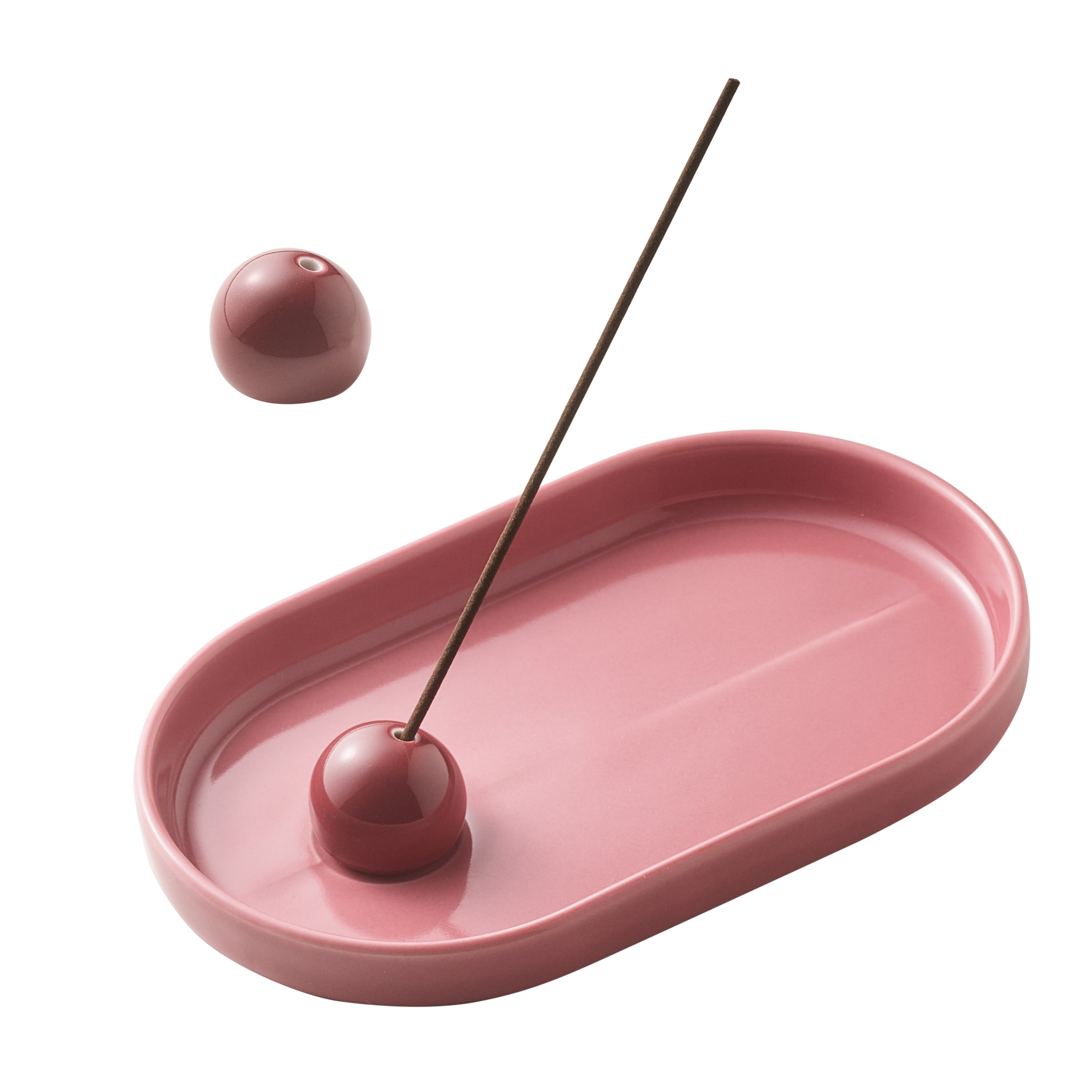 Incense holder(Hasamiyaki)- Strawberry Buttermilk Gelato