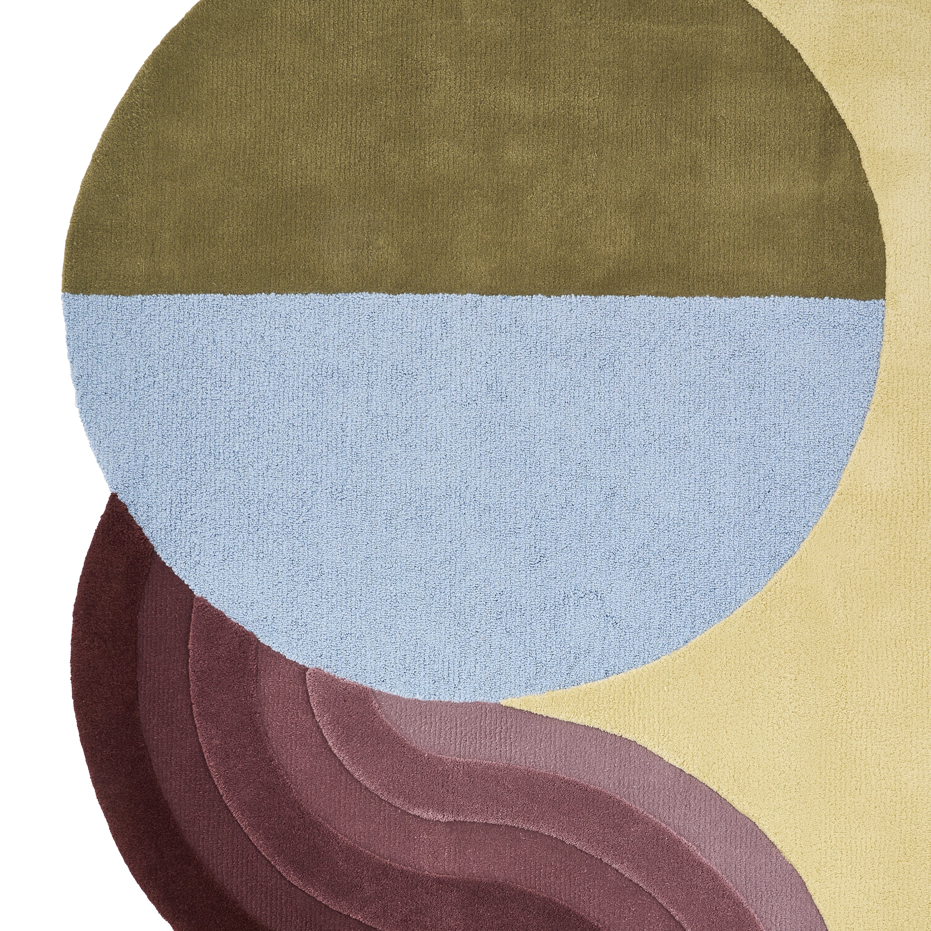 Wavy Gradient Rug – Iris