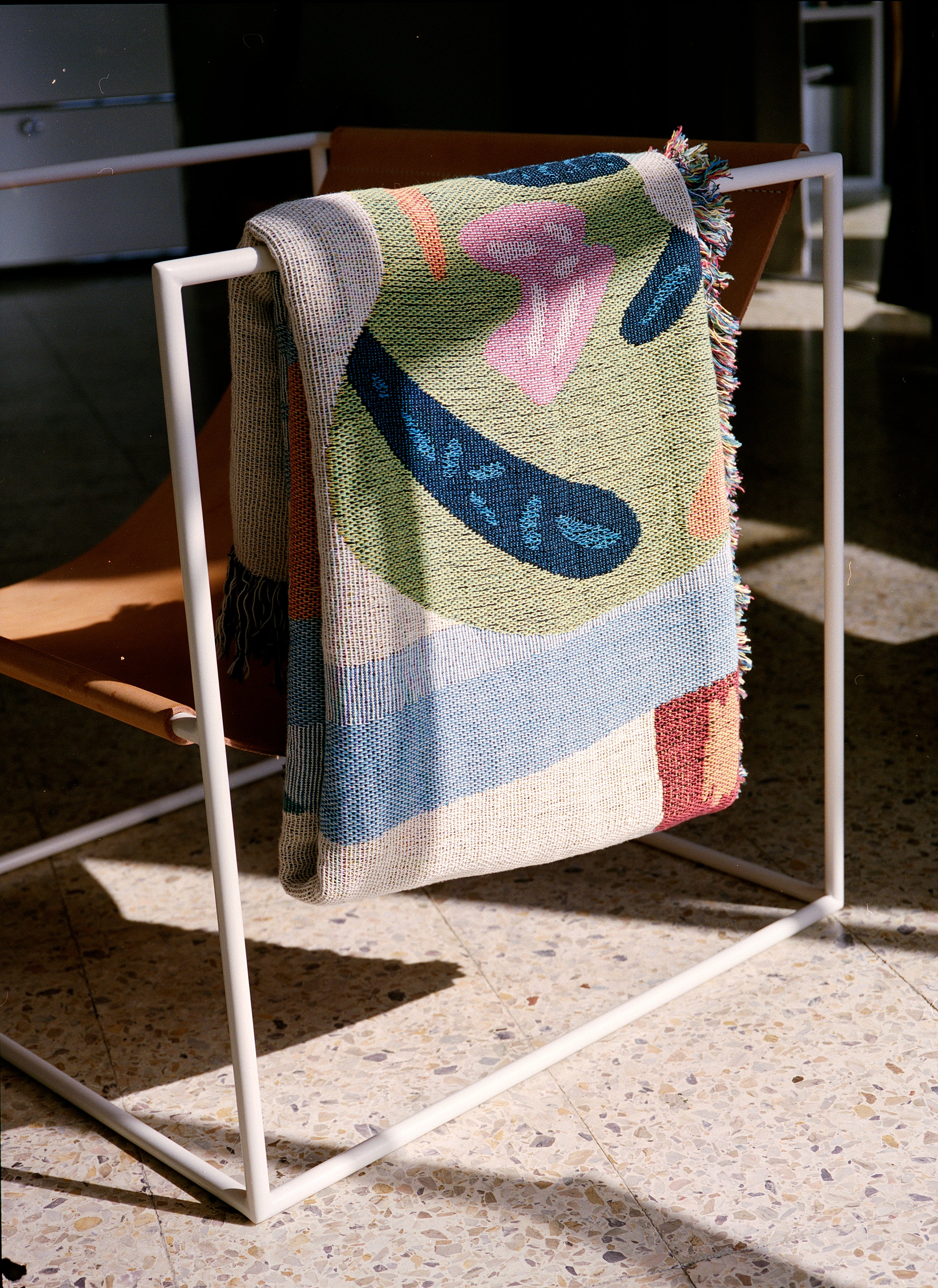Woven throw blanket - Dimanche matin