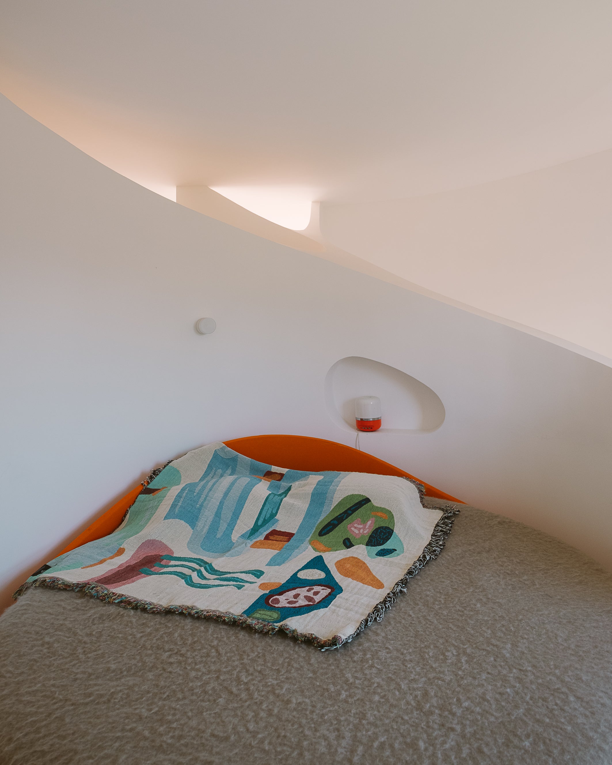 Woven throw blanket - Dimanche matin