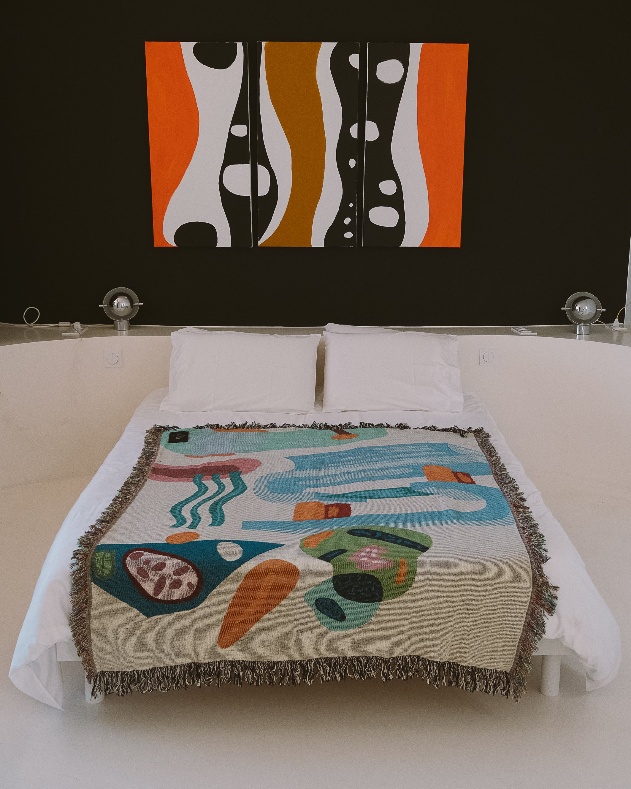 Woven throw blanket - Dimanche matin