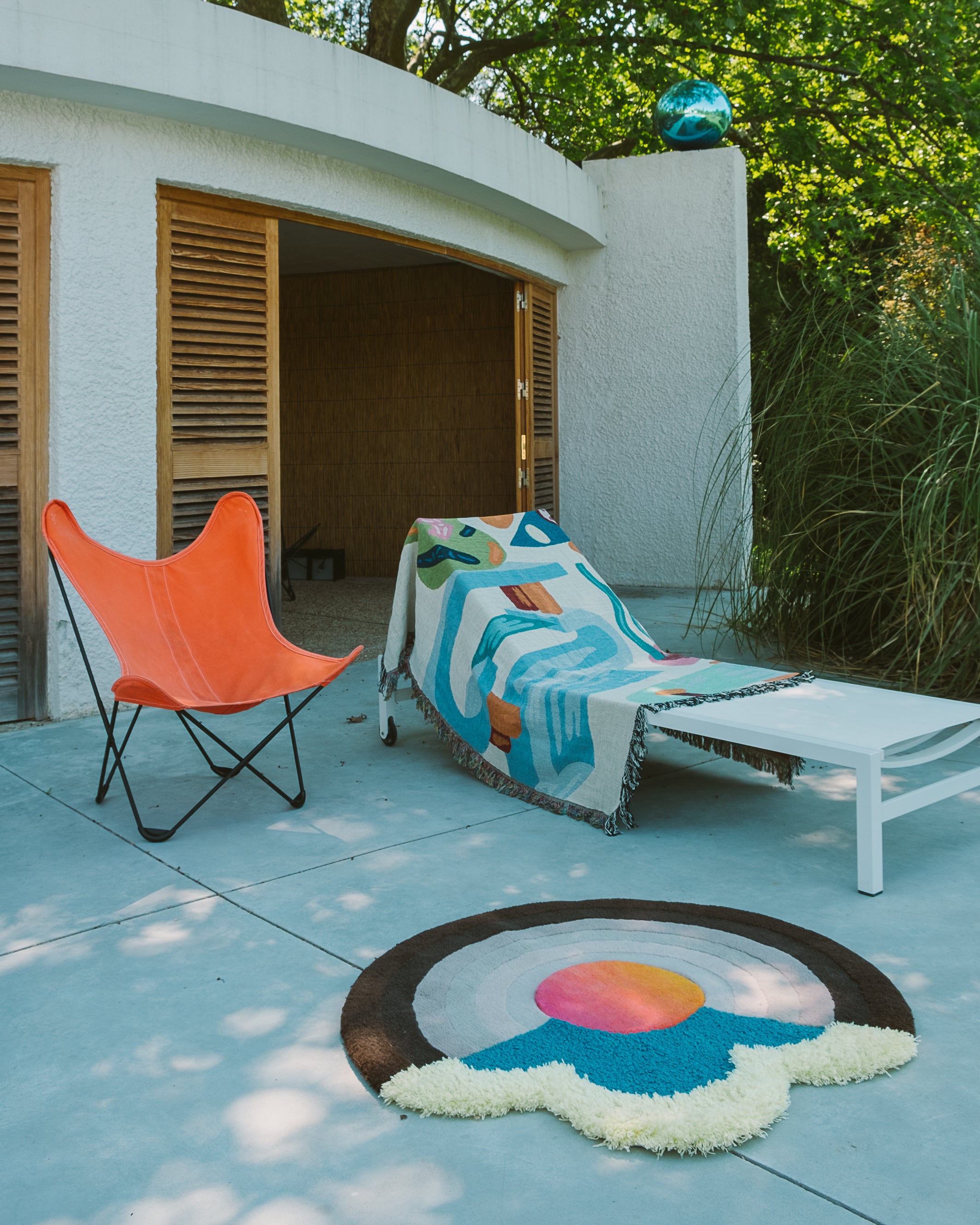 Woven throw blanket - Dimanche matin