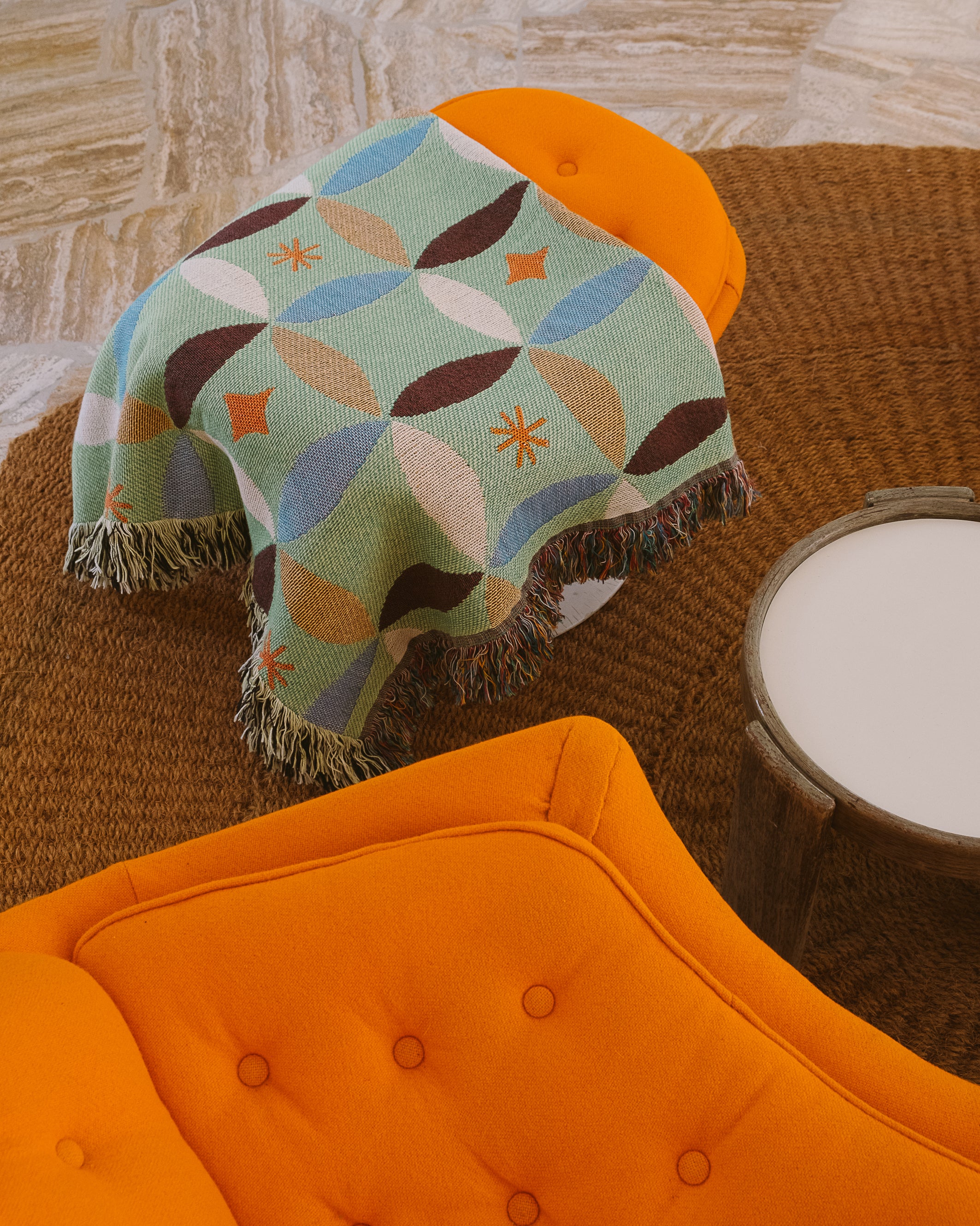 Woven throw blanket - Glisten