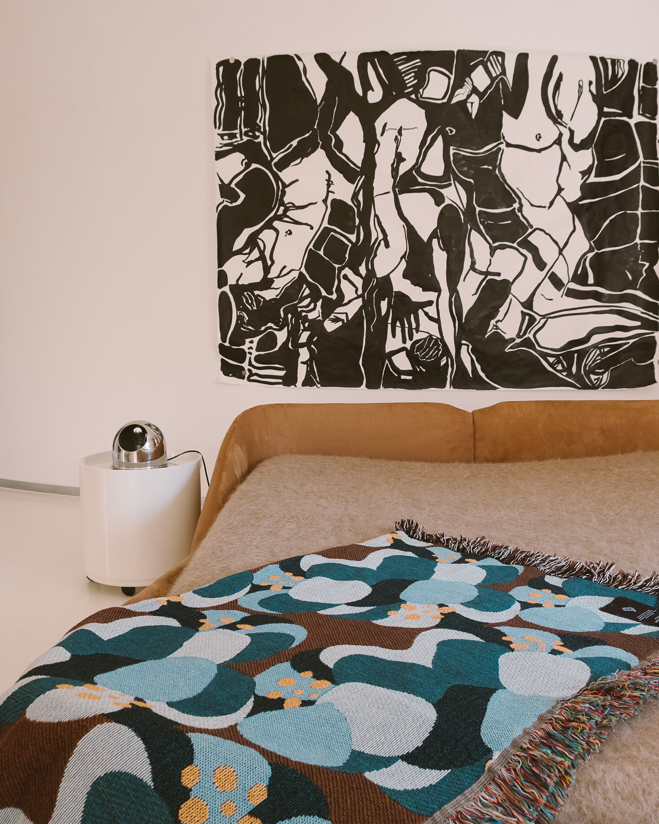 Woven throw blanket - Citrouille