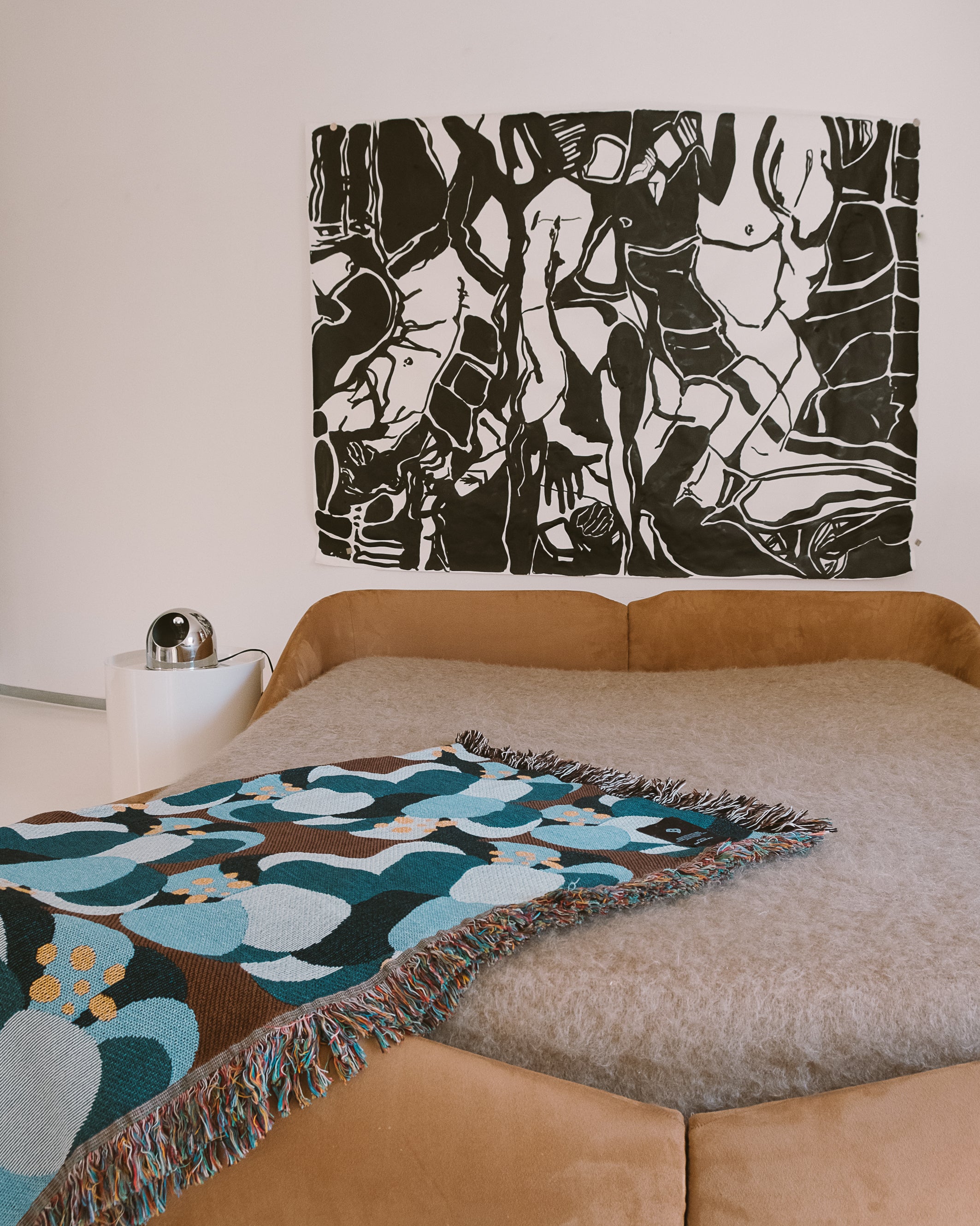 Woven throw blanket - Citrouille