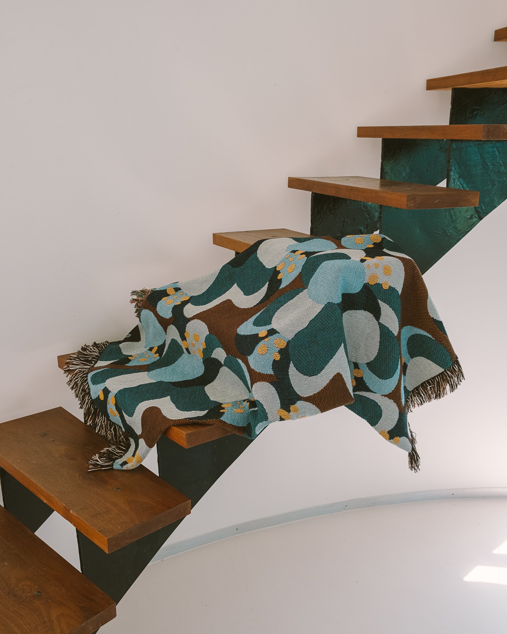 Woven throw blanket - Citrouille