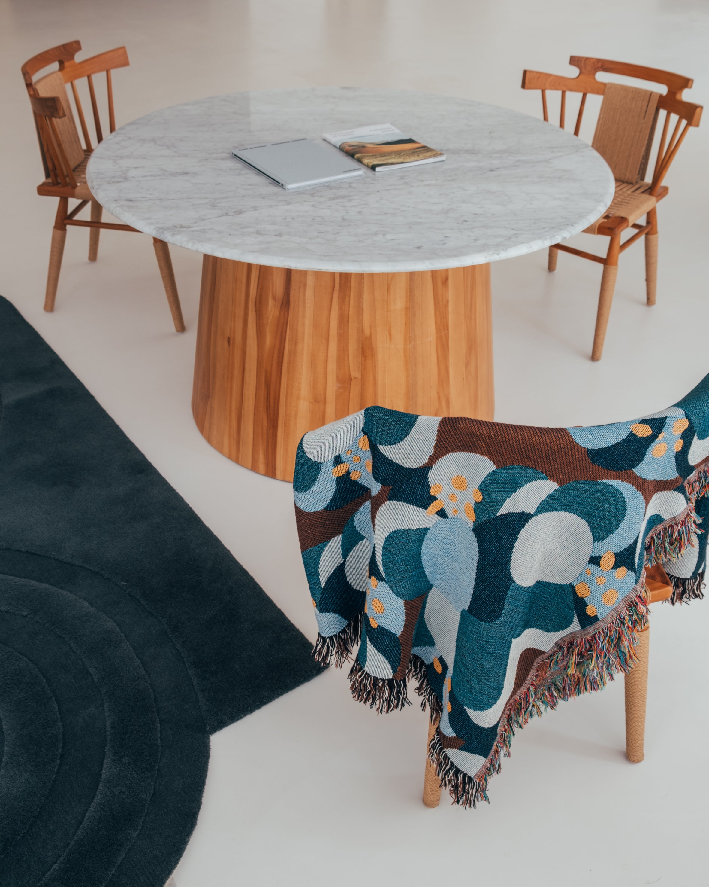 Woven throw blanket - Citrouille