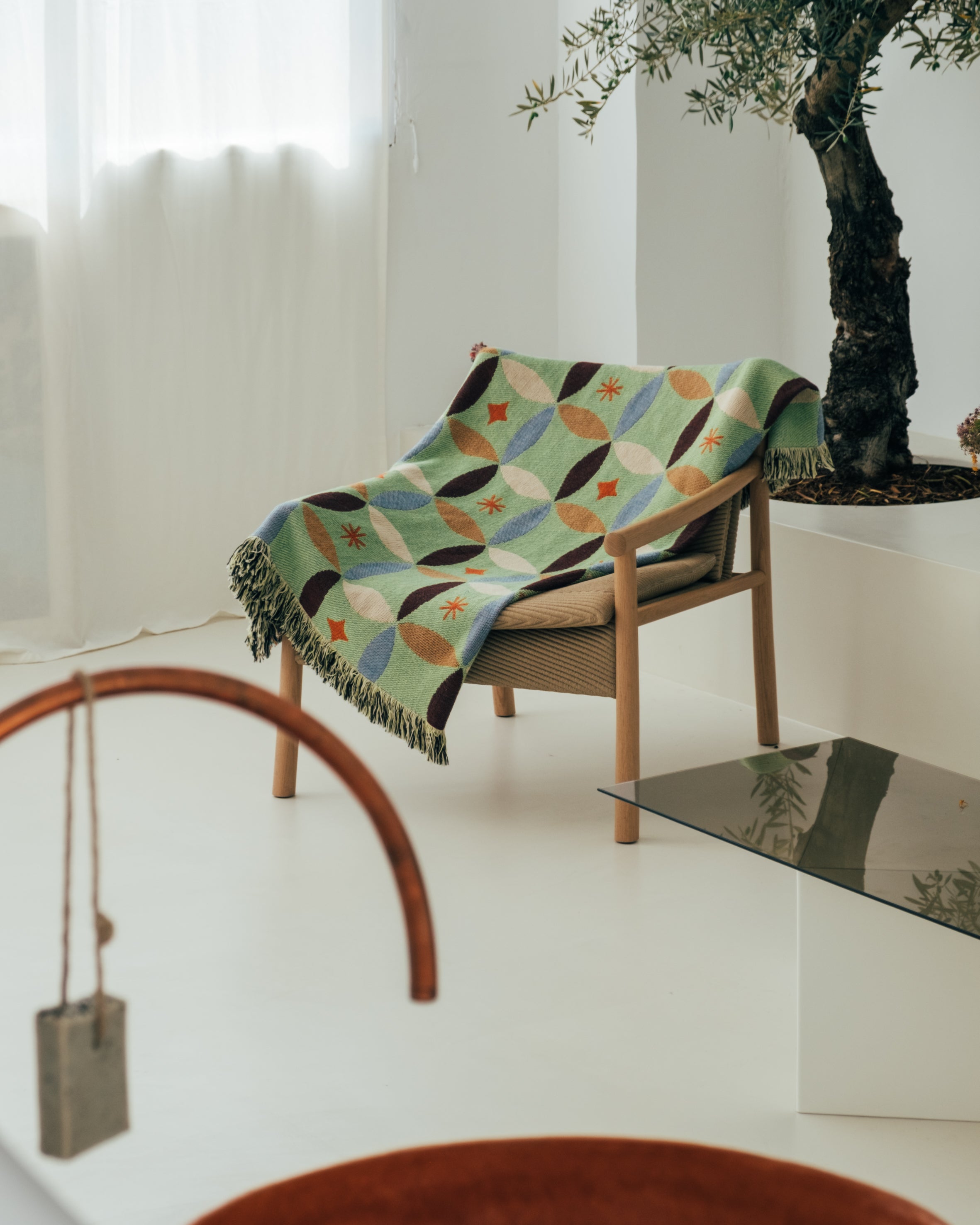 Woven throw blanket - Glisten