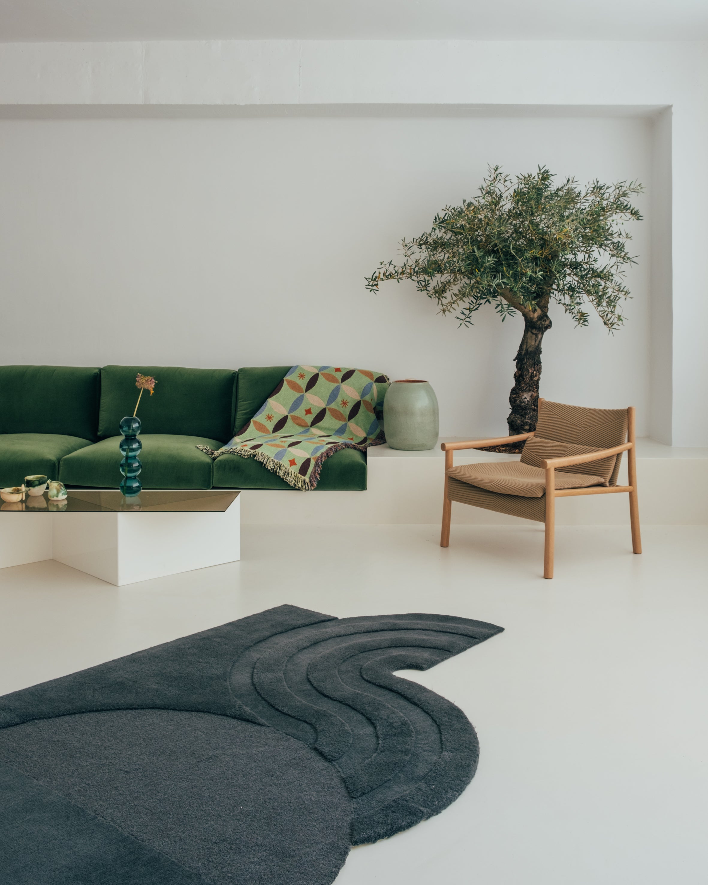 Woven throw blanket - Glisten