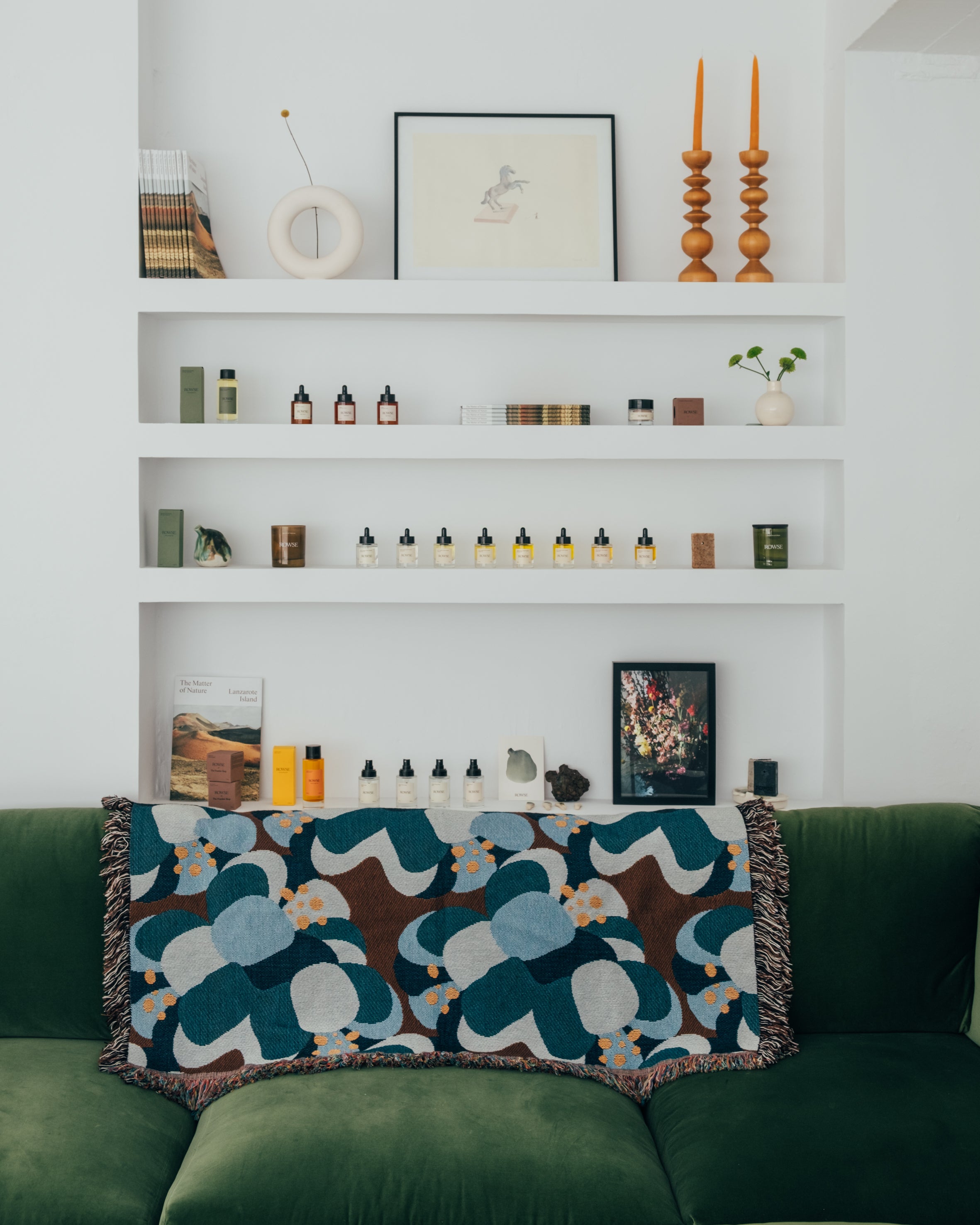 Woven throw blanket - Citrouille