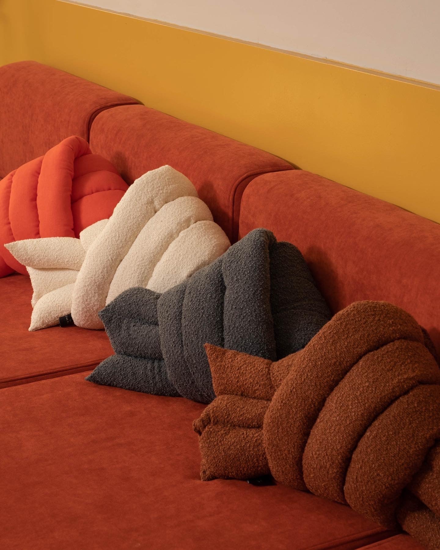 Musubi Cushion - Bouclé | White
