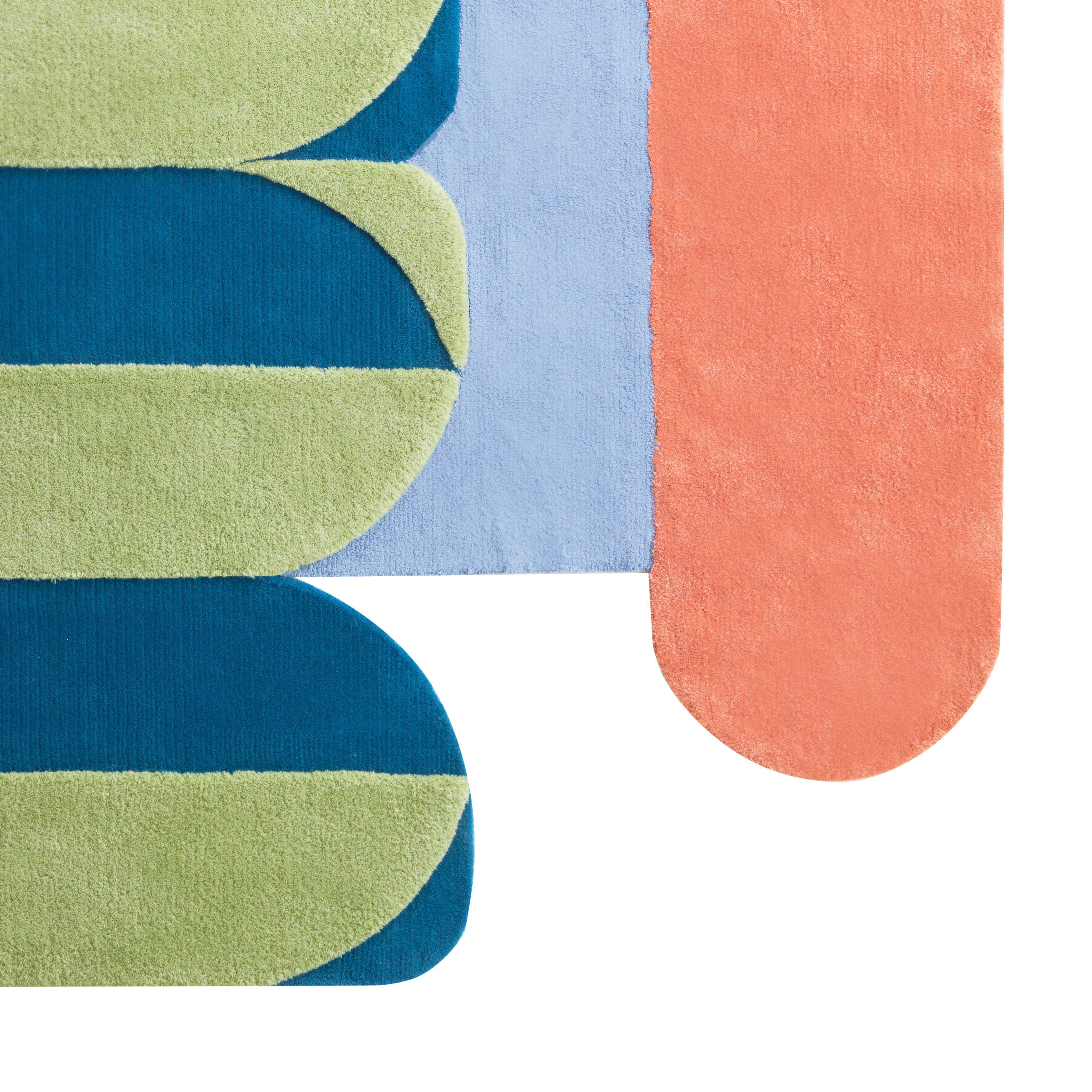 Wavy Gradient Rug - French modern mid century decor
