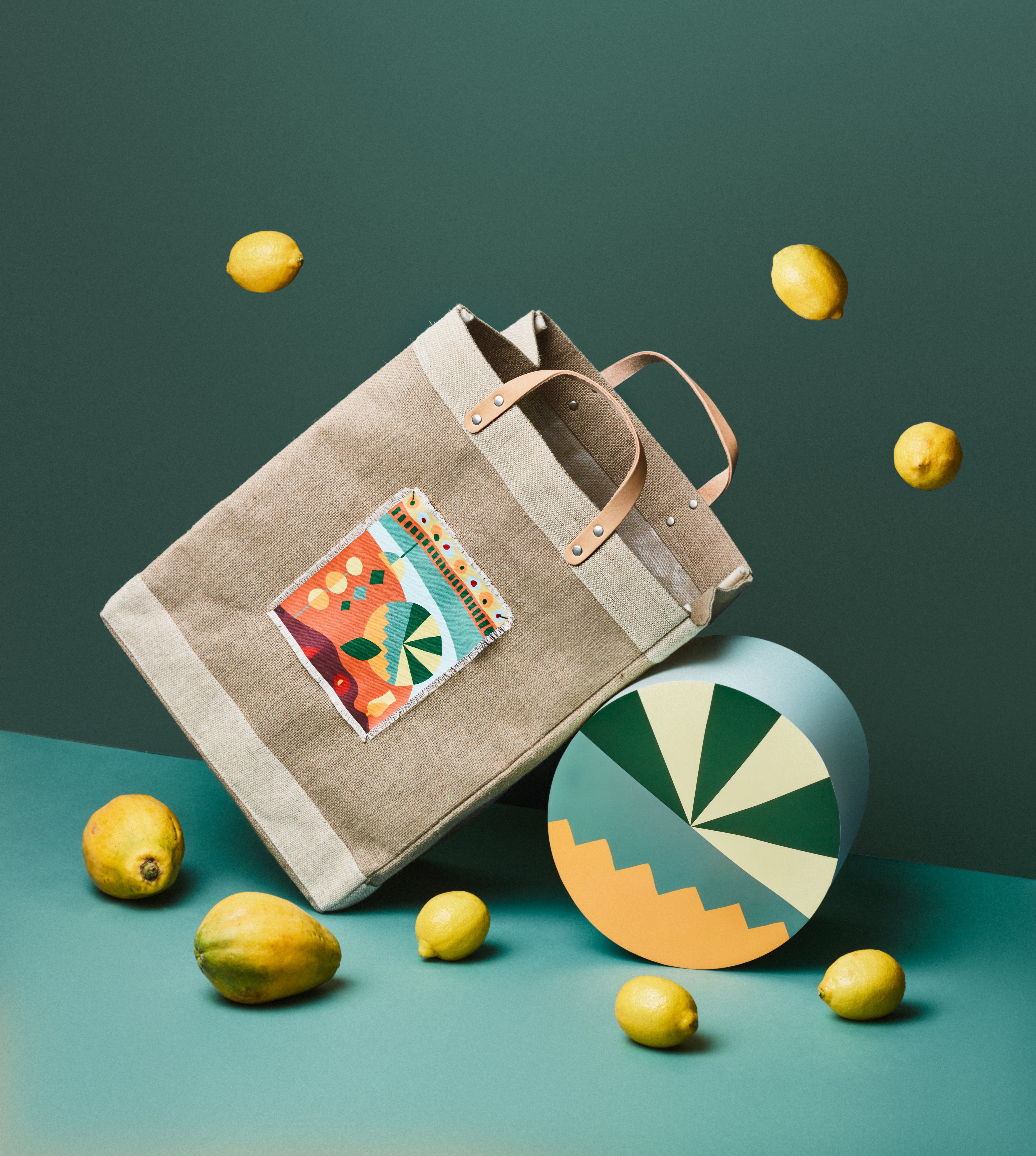 【APOLIS x STUDIO THE BLUE BOY】Market Bag - Puglia, Italy
