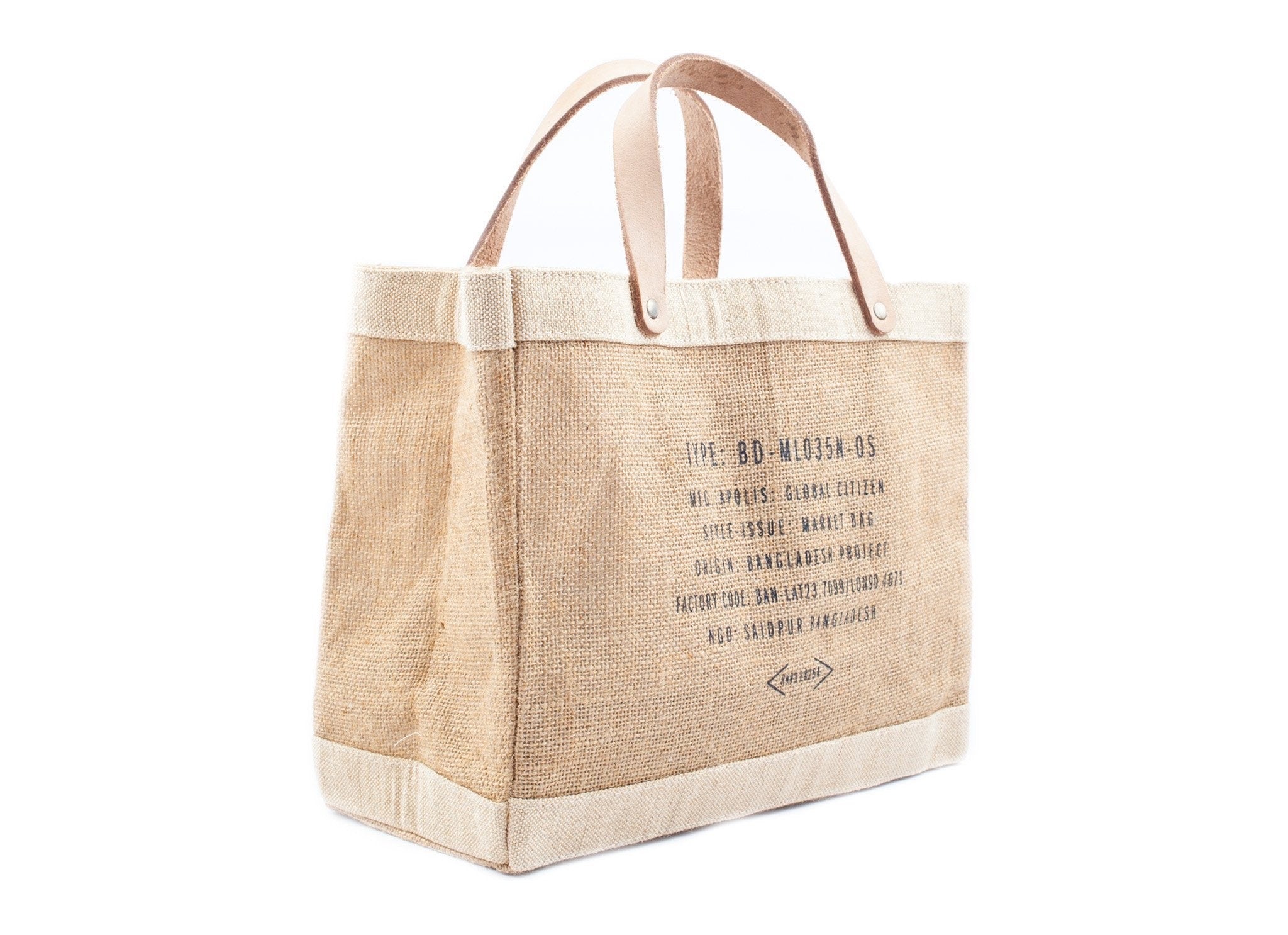 【APOLIS x STUDIO THE BLUE BOY】Petite Market Bag - Marrakech, Morocco