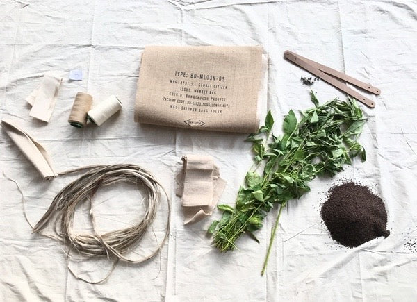 【APOLIS x STUDIO THE BLUE BOY】Market Bag - Puglia, Italy