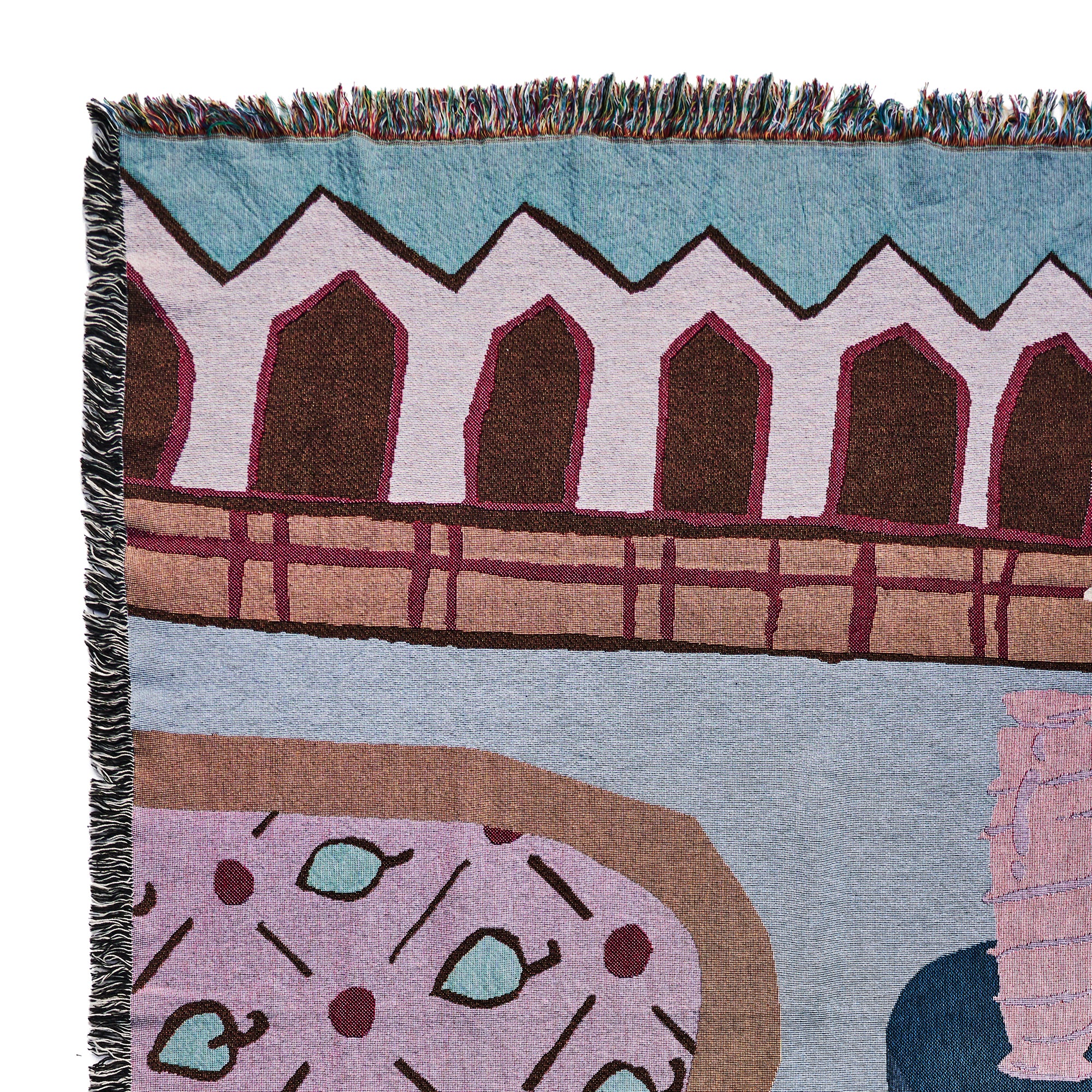 Woven throw blanket - KALBADEVI