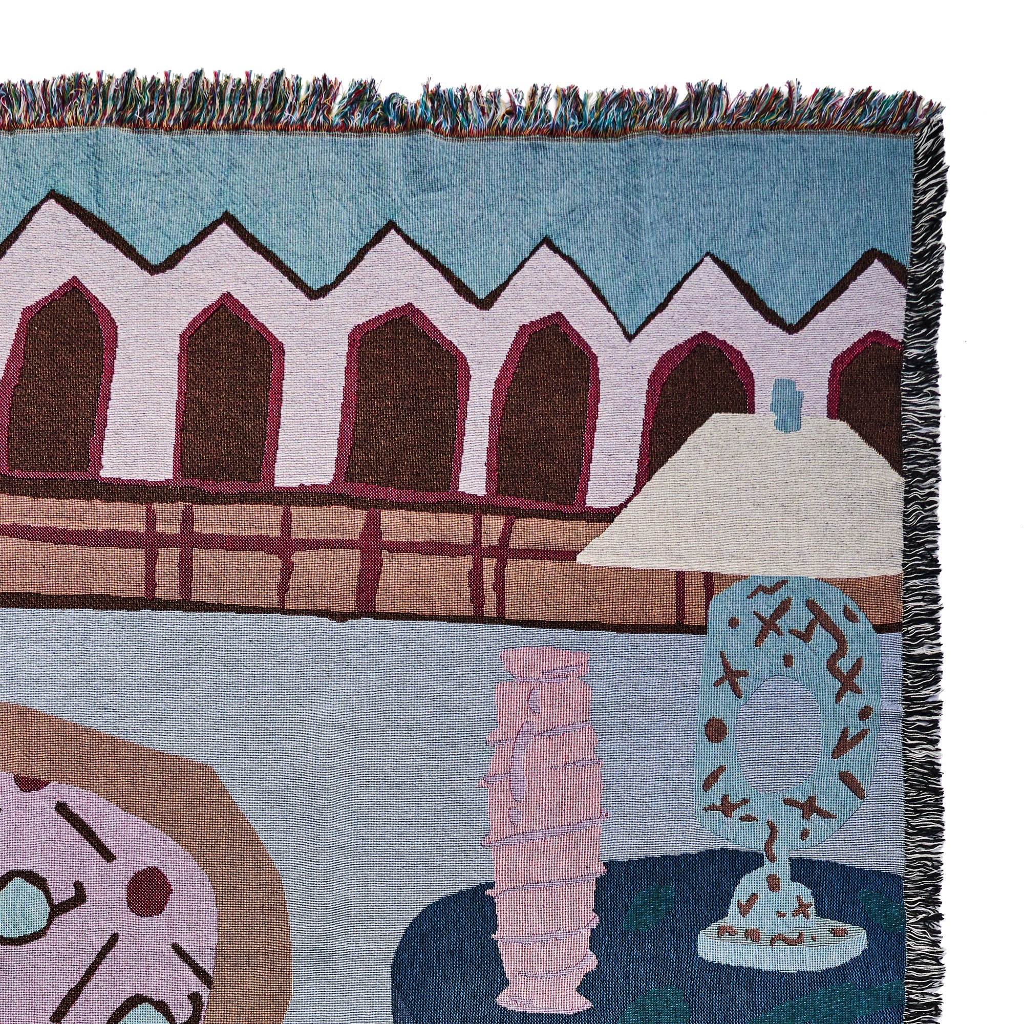 Woven throw blanket - KALBADEVI