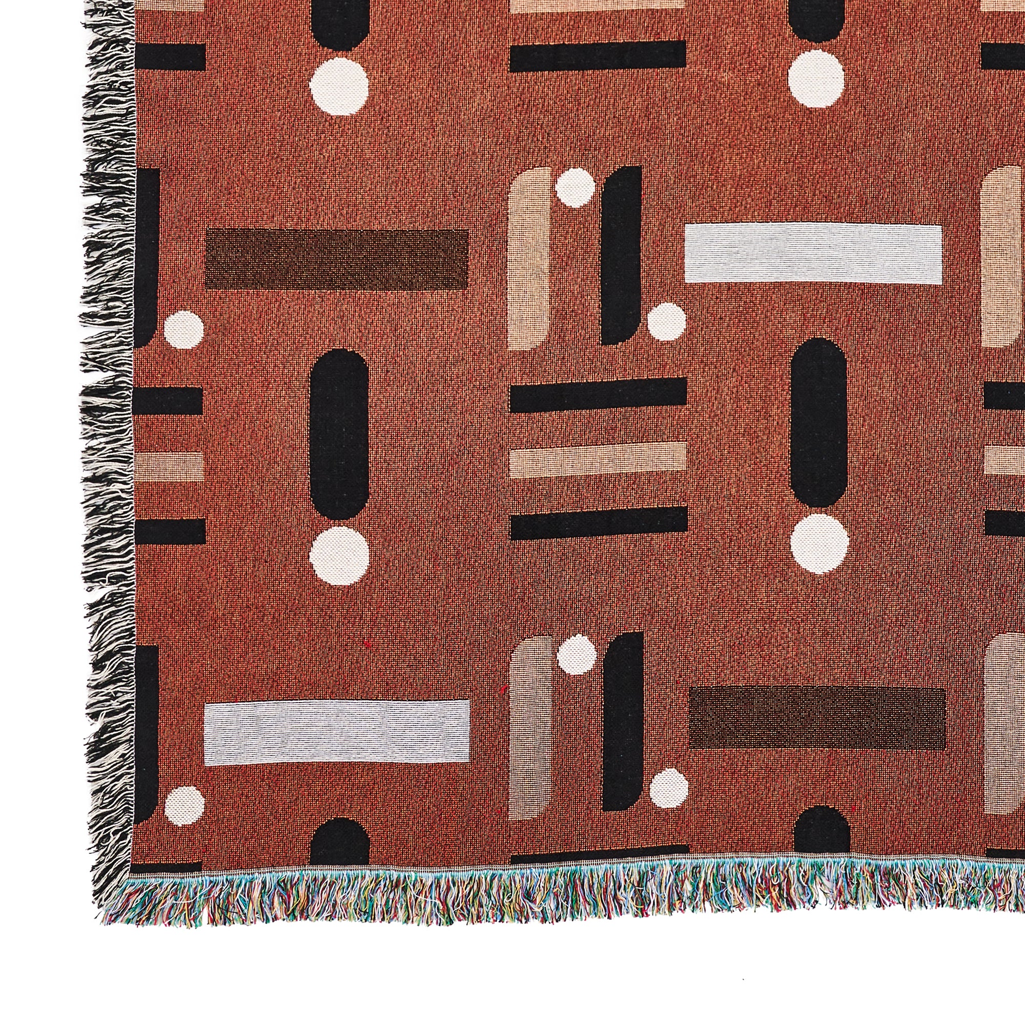Woven throw blanket - Le soleil