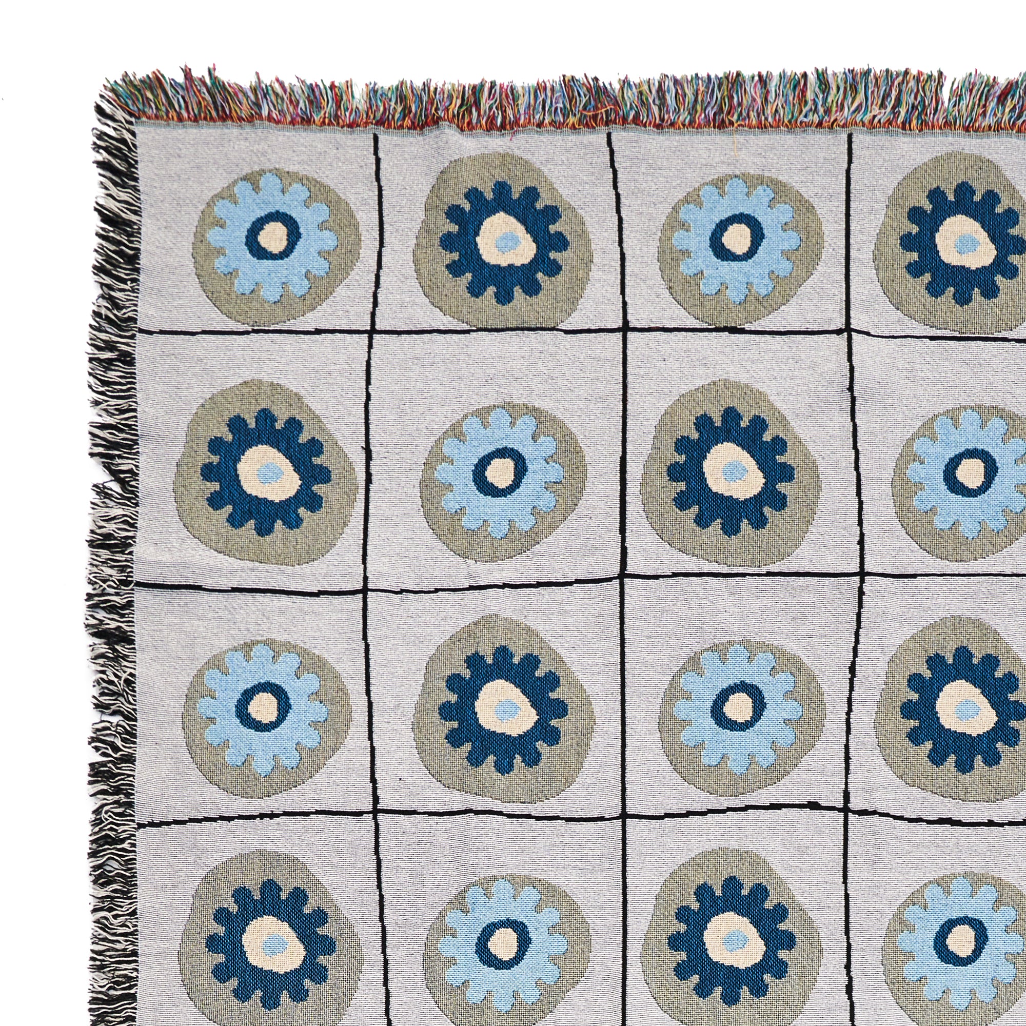 Woven throw blanket - Le soleil