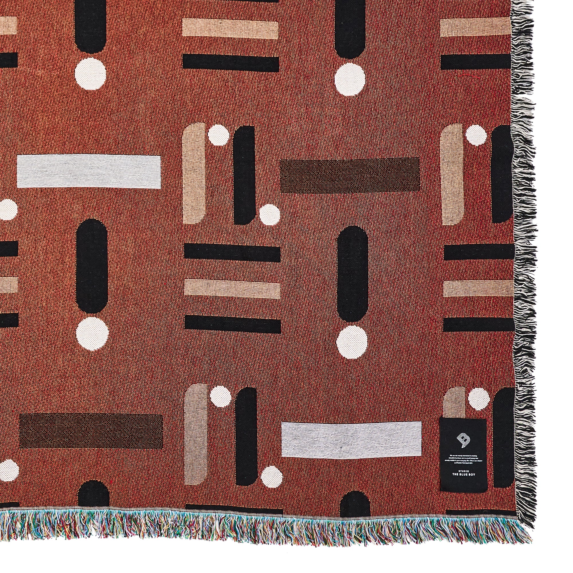 Woven throw blanket - Le soleil