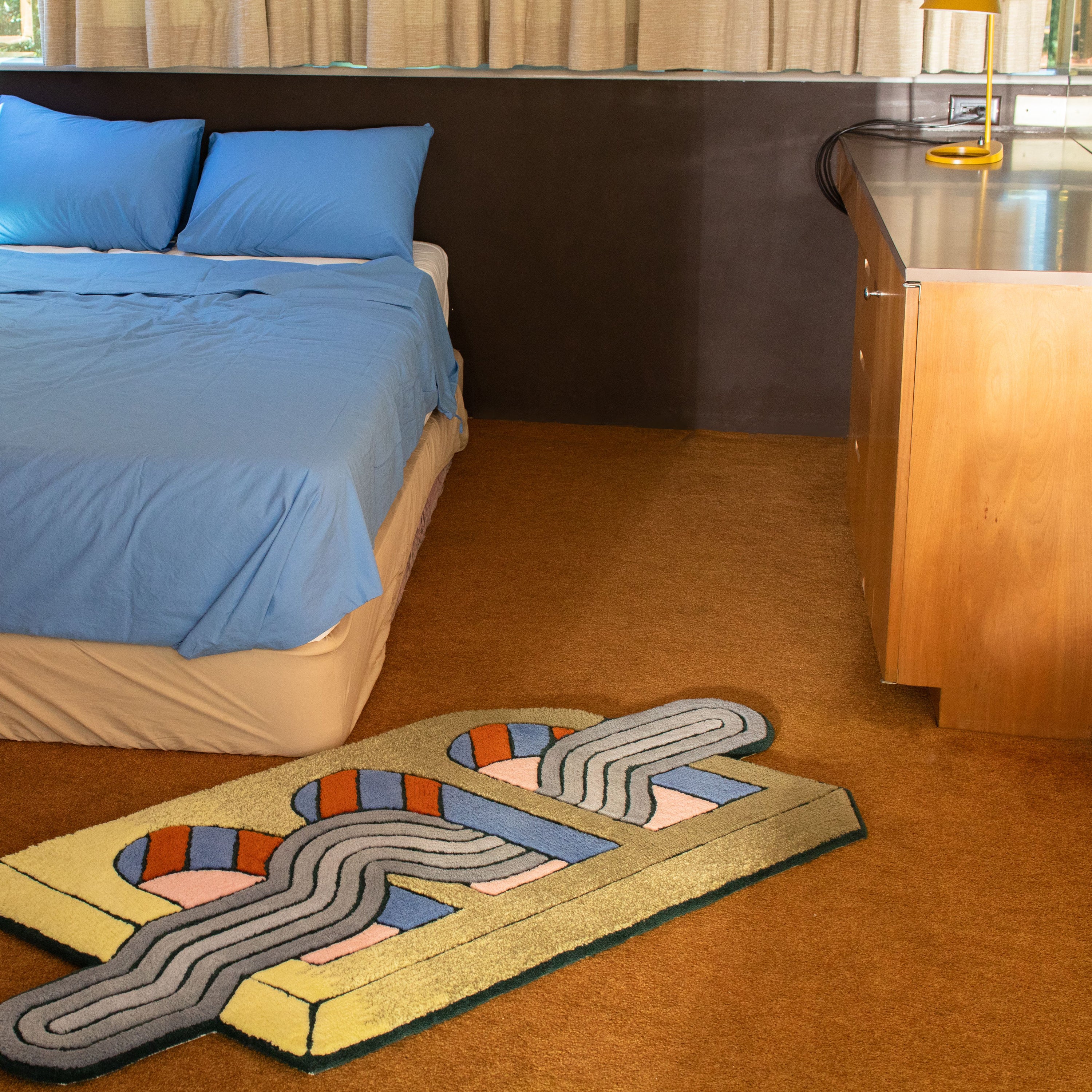 3D Arches Rug - Dusk